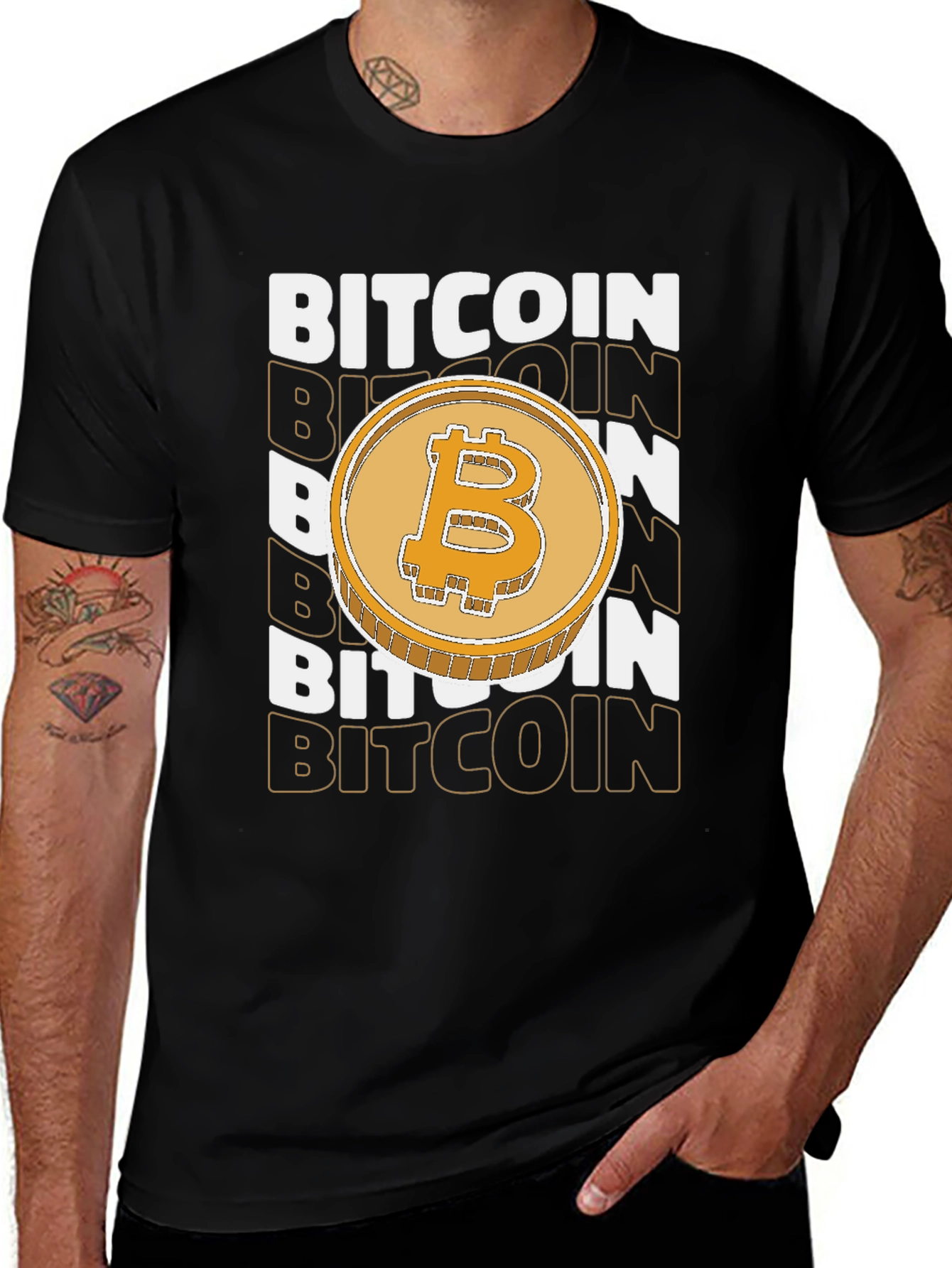 Variant 21 of Bitcoin Coin T-Shirt - Crypto Tee for HODLers