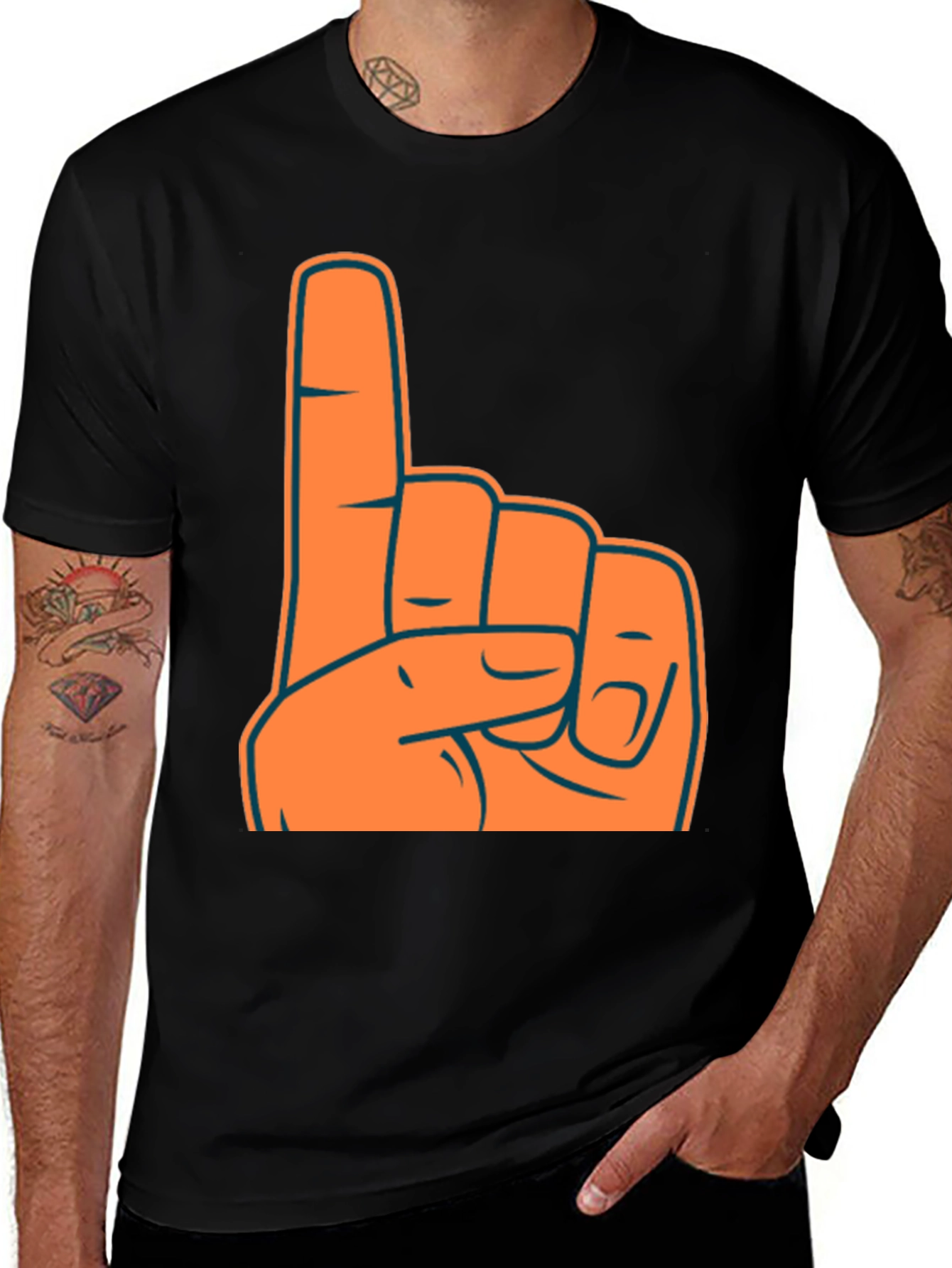 Variant 22 of Foam Finger Number One Fan T-Shirt