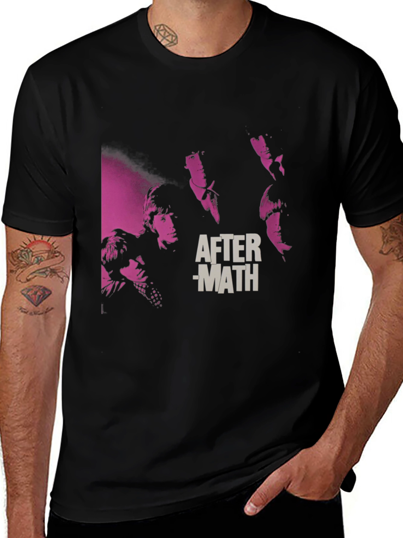 Variant 3 of Aftermath Album Cover Black T-Shirt