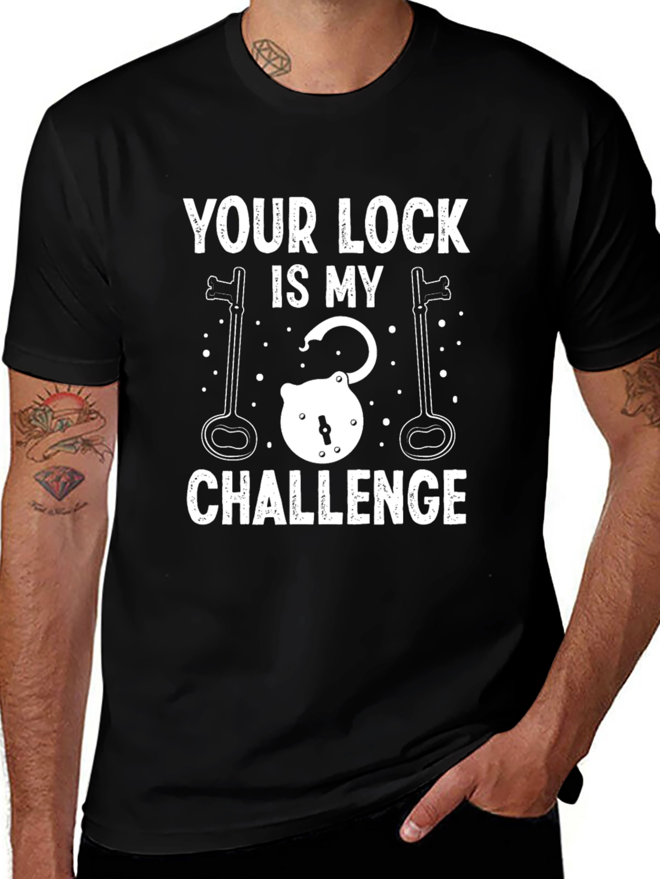 Variant 26 of Your Lock Is My Challenge T-Shirt - Funny Picklock Tee