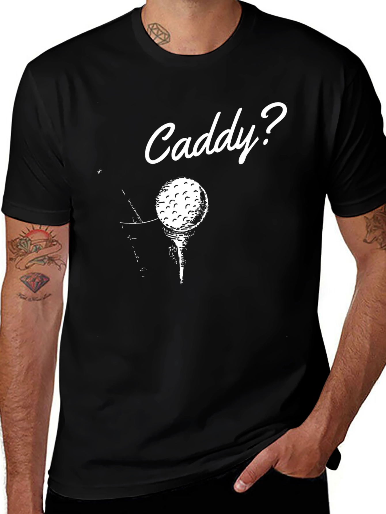 Variant 15 of Caddy Golf T-Shirt - Humorous Golfer Tee
