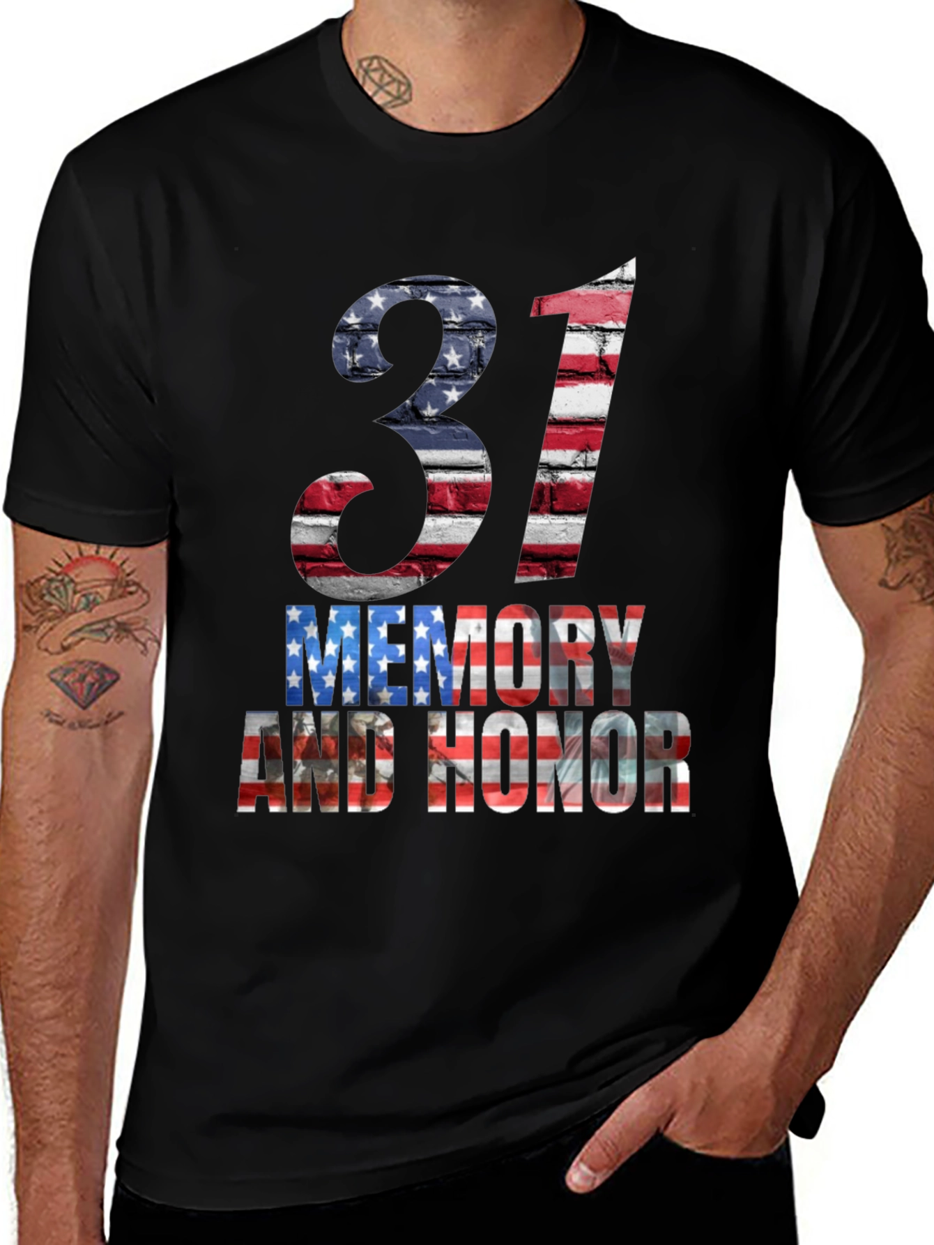 Patriotic 31 Memory and Honor T-Shirt