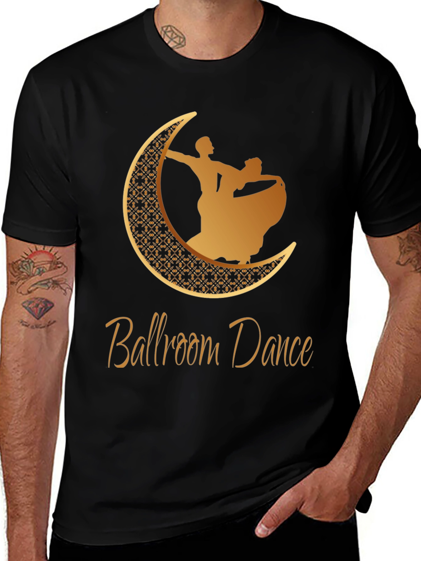 Variant 3 of Ballroom Dance T-Shirt - Elegant Couple Design
