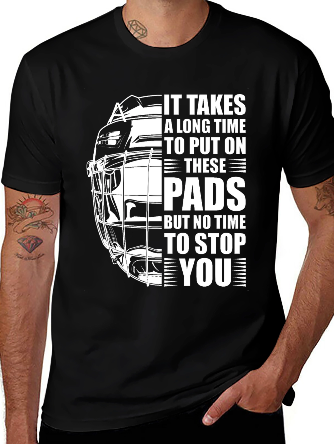 Hockey Pads Graphic T-Shirt