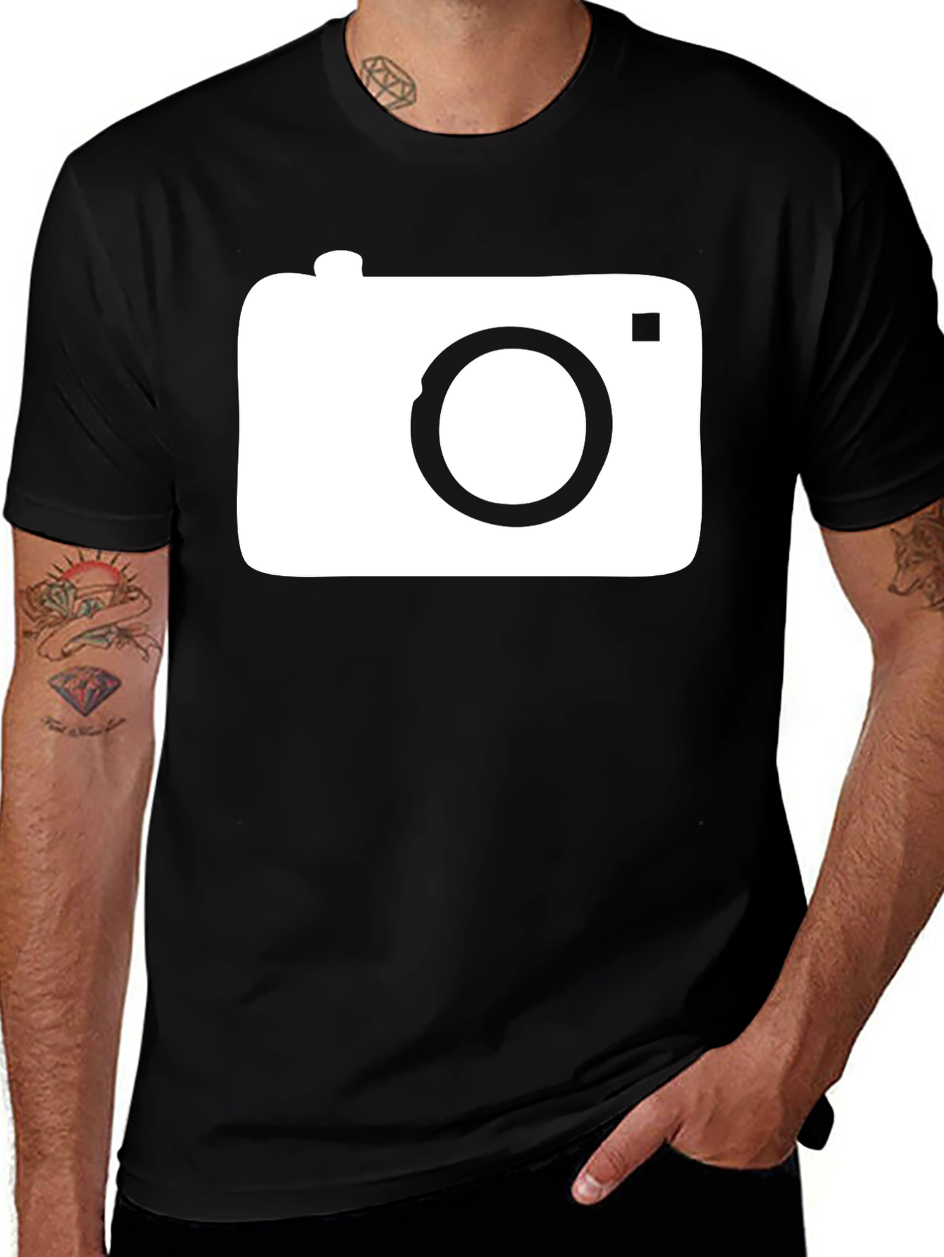 Variant 23 of Camera Graphic Print T-Shirt