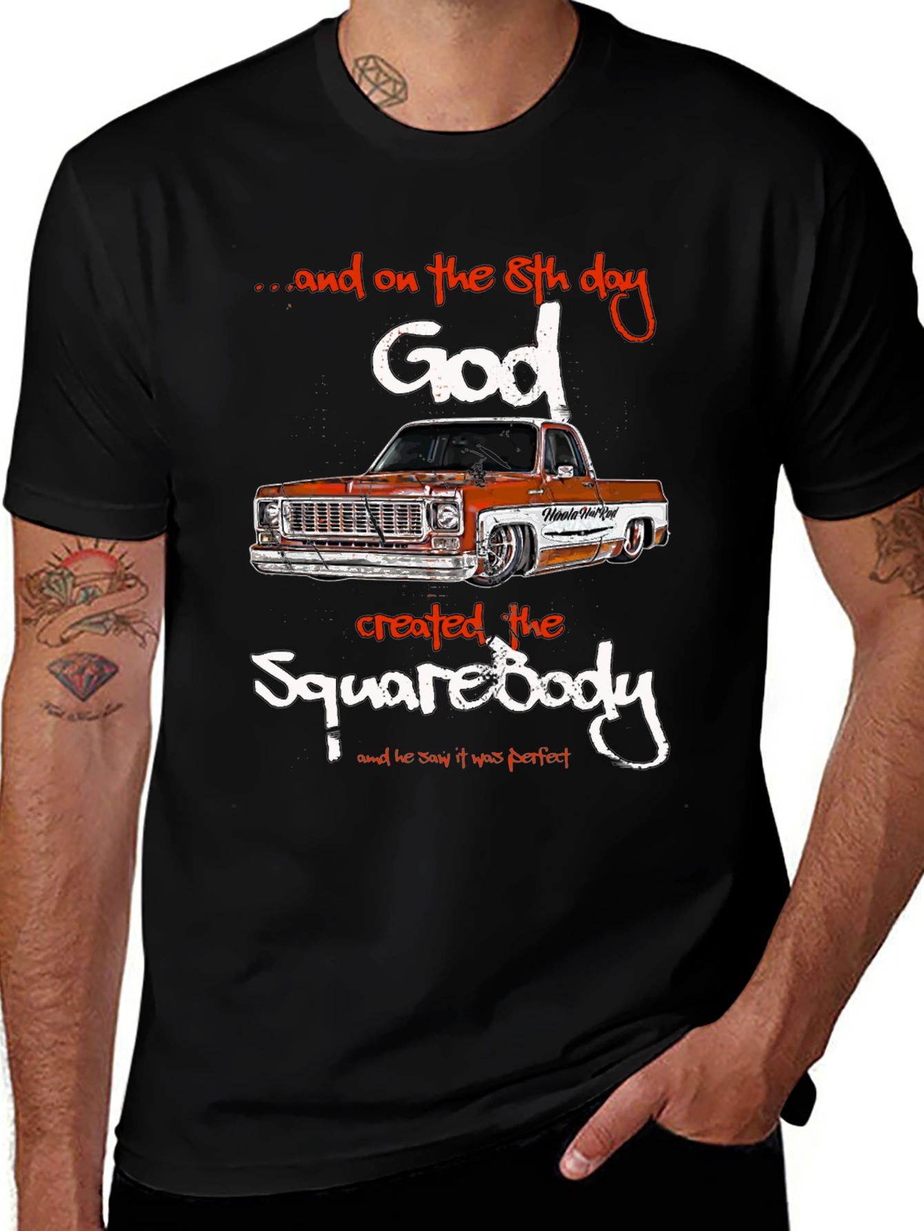 Squarebody Truck T-Shirt - 8th Day God Creation