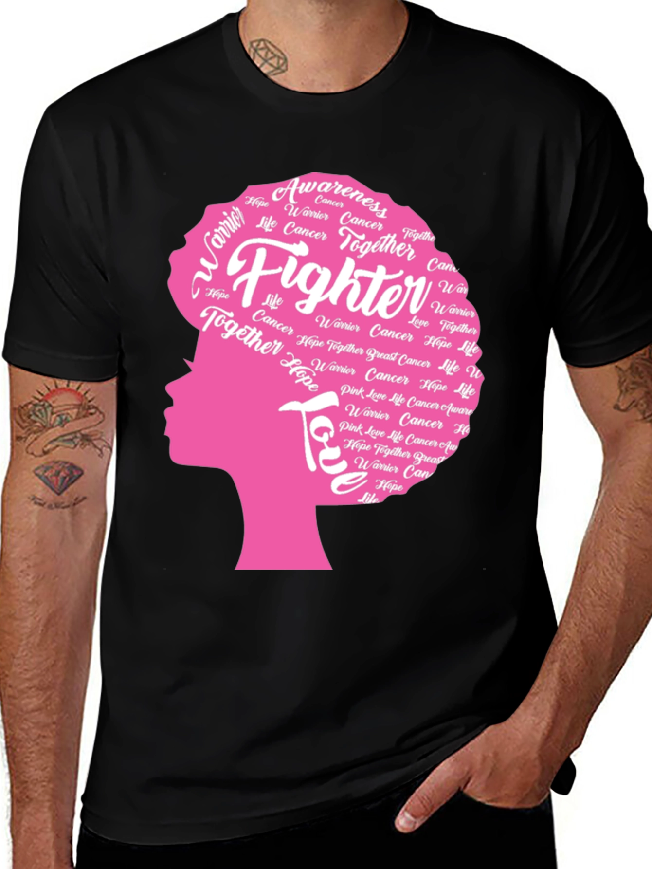 Variant 7 of Breast Cancer Awareness Fighter T-Shirt