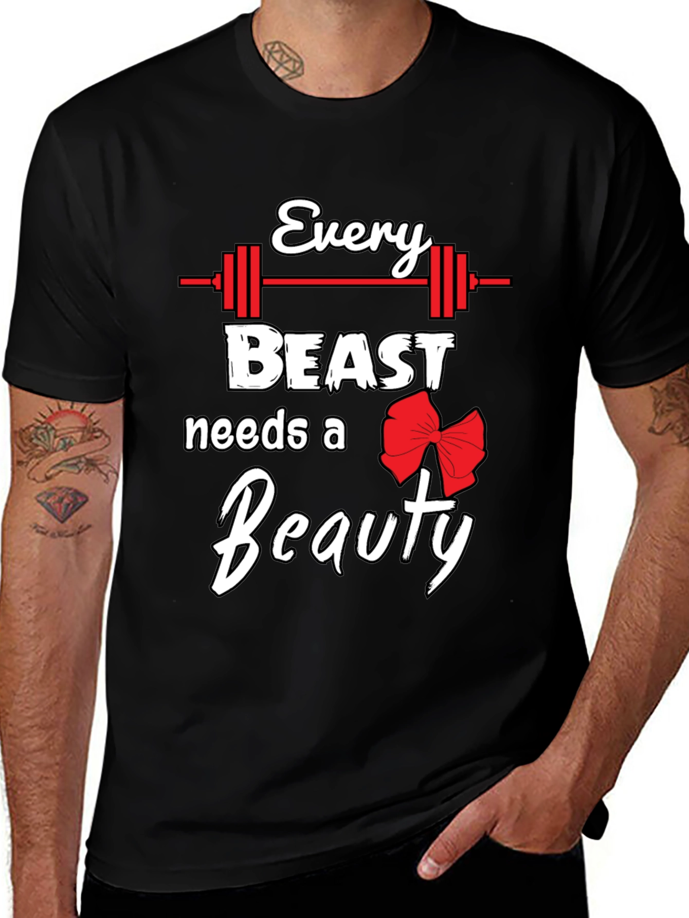 Variant 10 of Every Beast Needs a Beauty Graphic Tee