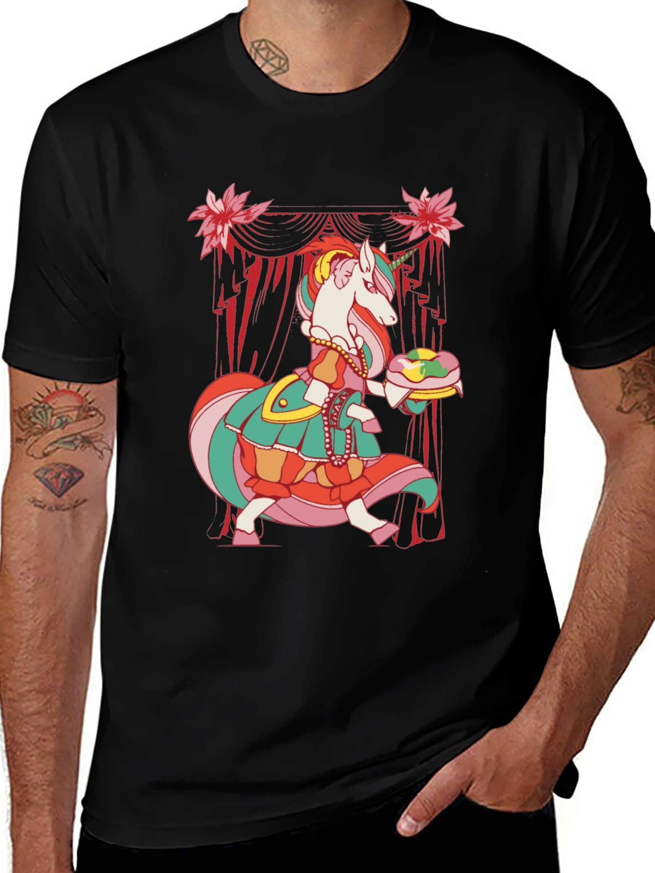 Variant 24 of Unicorn Graphic Tee - Quirky Fun Style