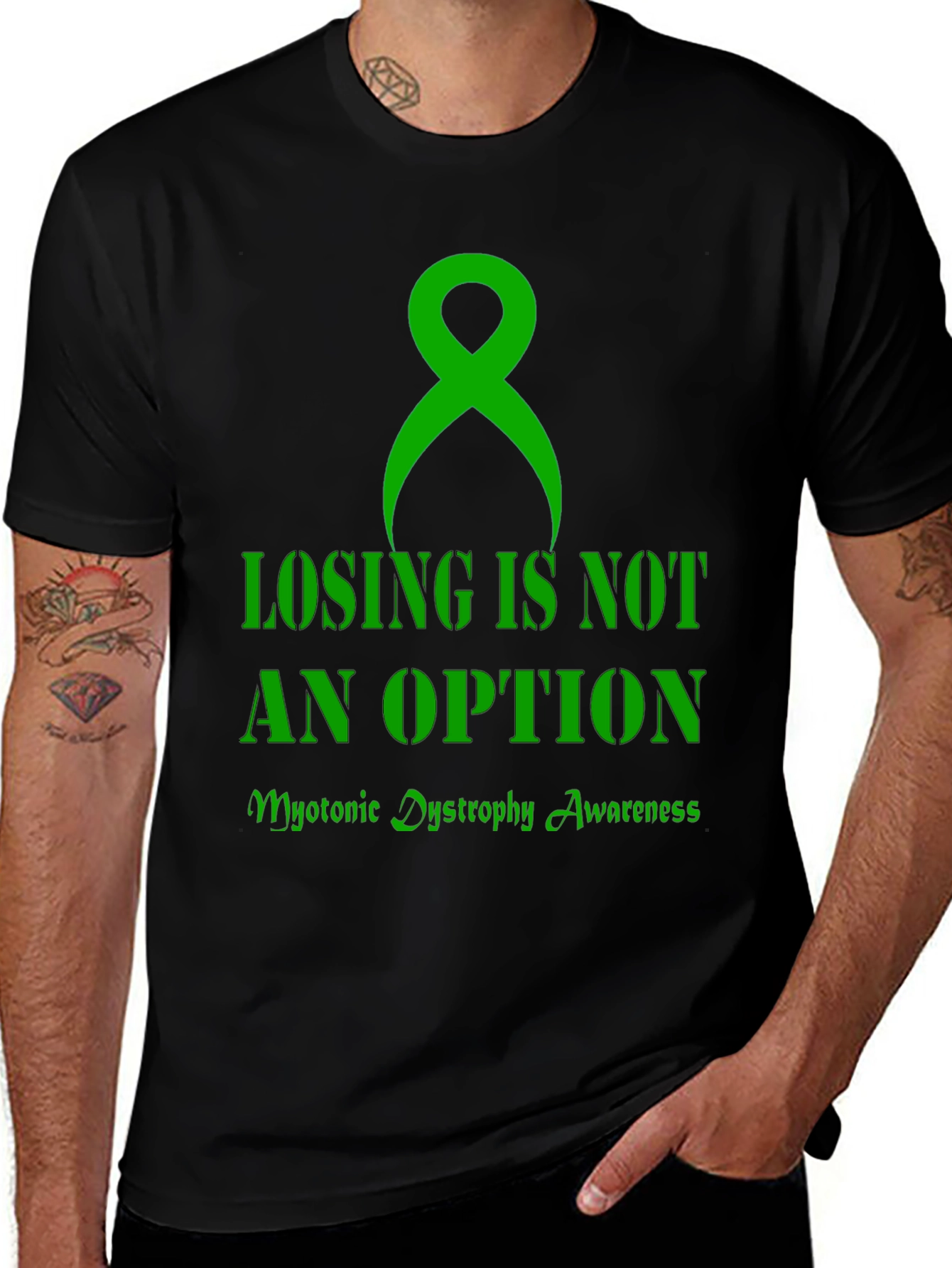Myotonic Dystrophy Awareness T-Shirt - Losing Is Not An Option