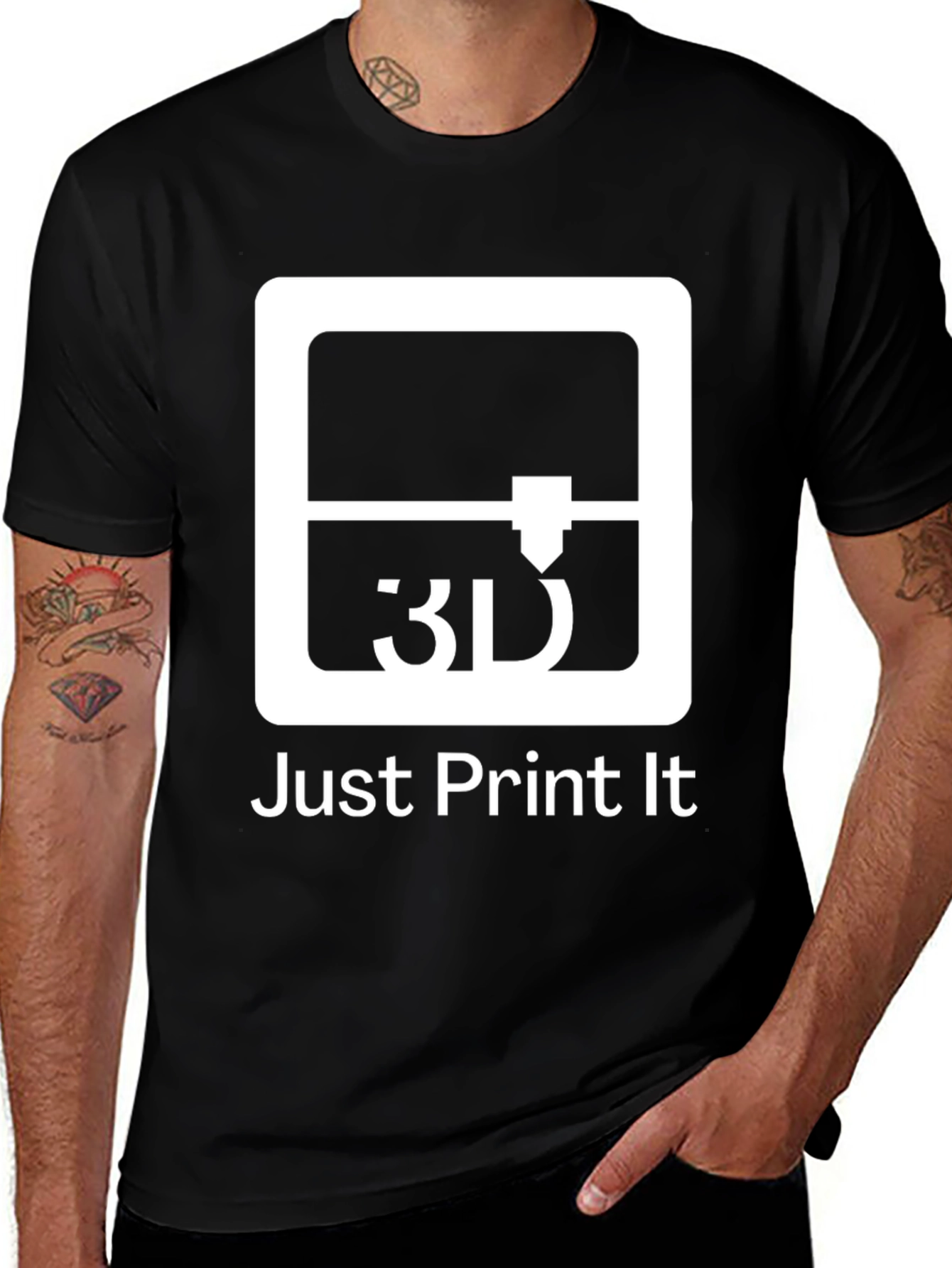 3D Printing T-Shirt - "Just Print It" Design
