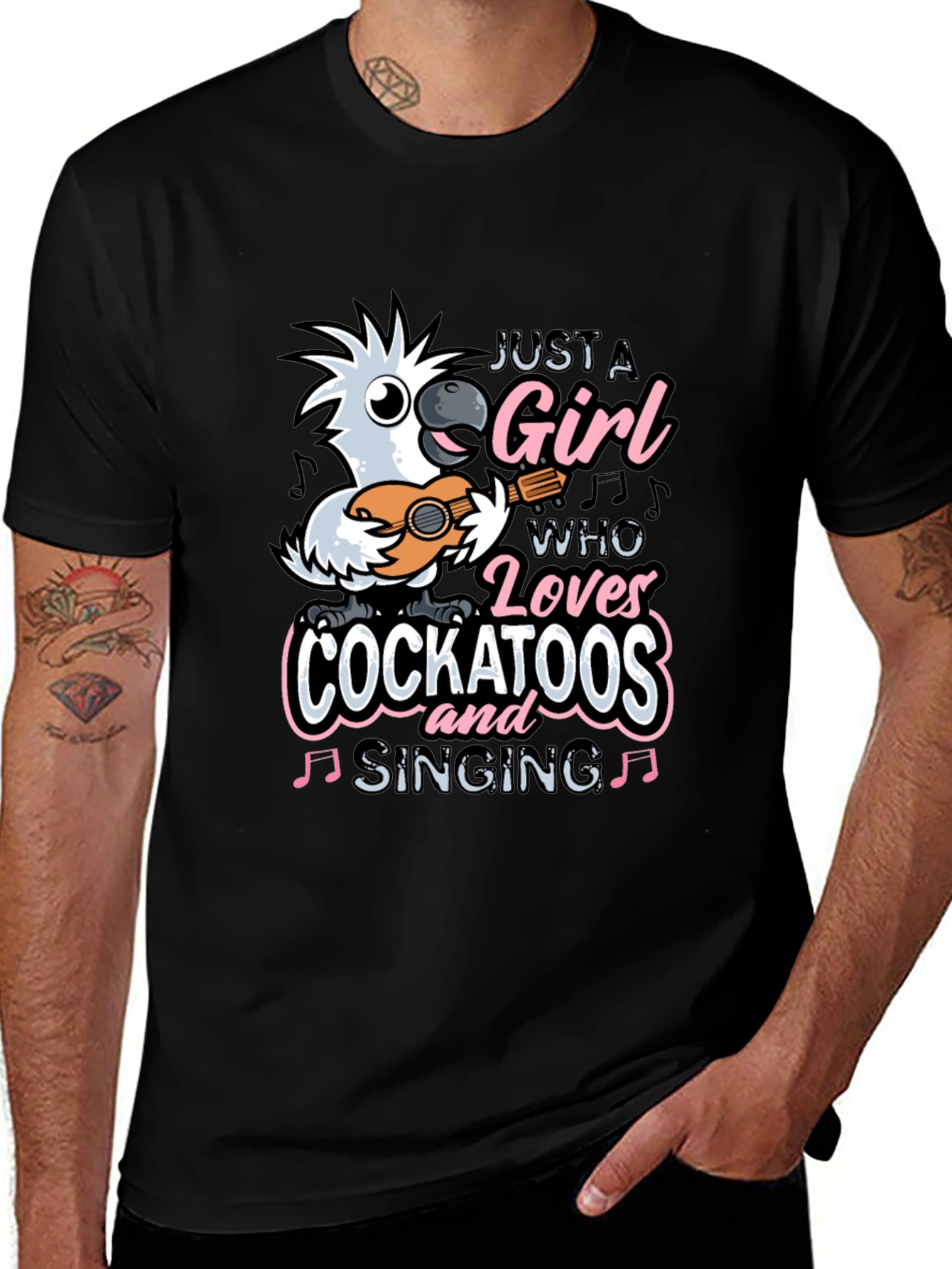 Variant 18 of Just a Girl Who Loves Cockatoos T-Shirt
