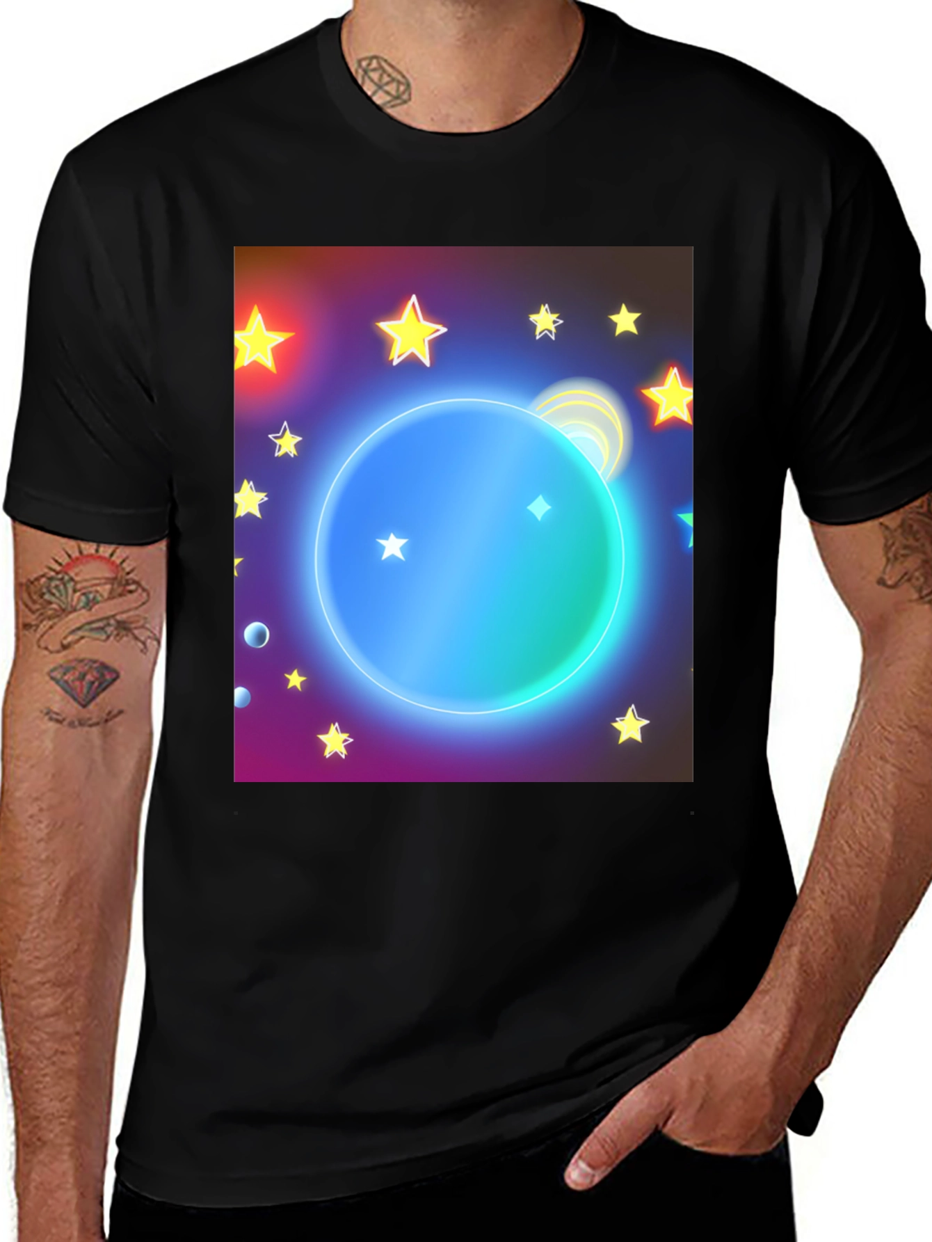 Cosmic Planet Graphic Tee