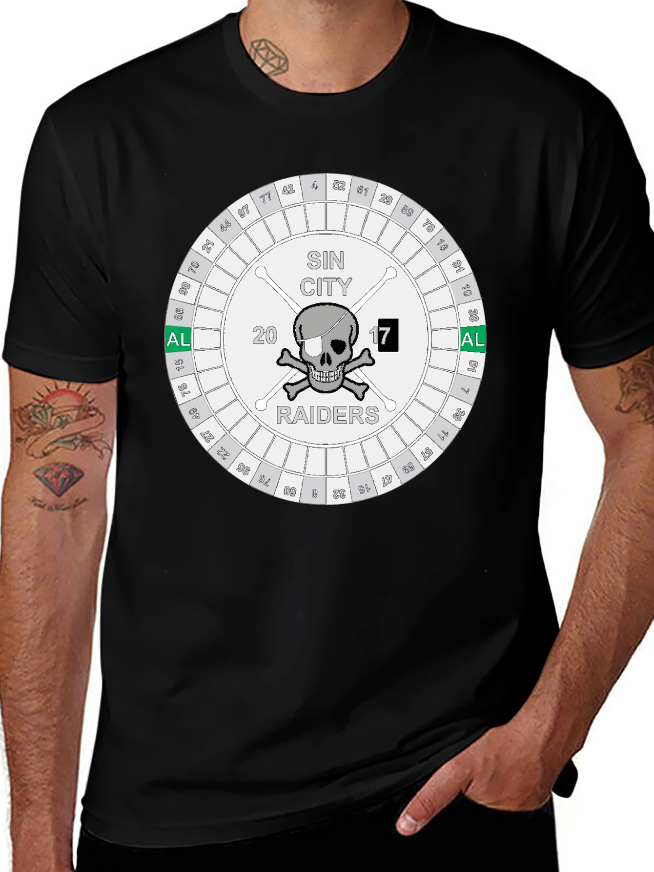 Sin City Raiders Graphic T-Shirt