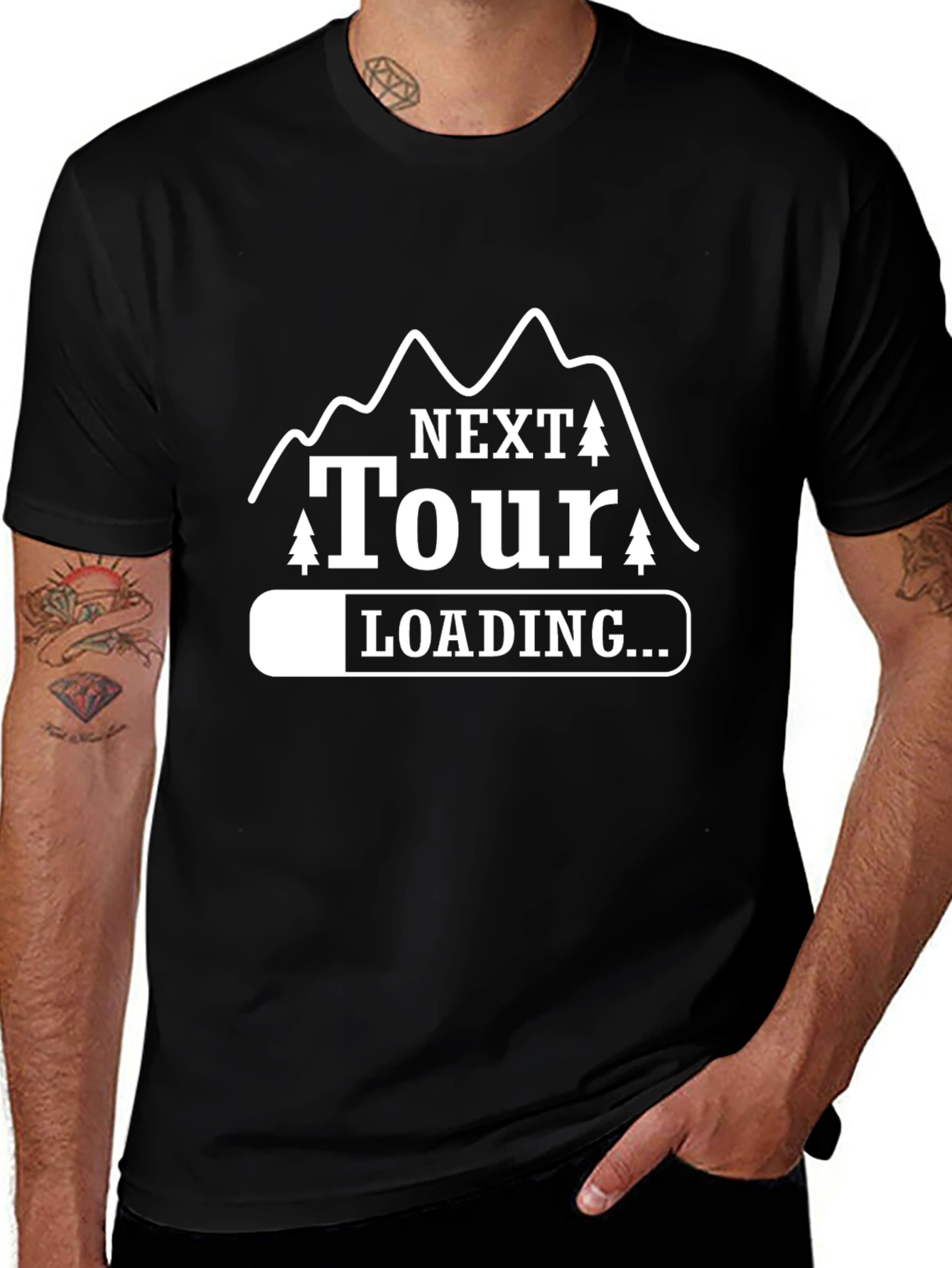 Variant 21 of Next Tour Loading T-Shirt - Adventure Awaits!