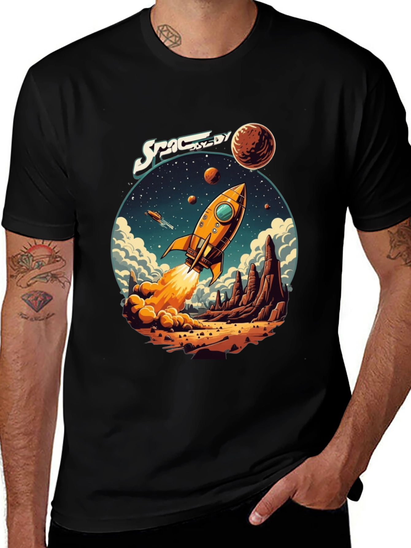 Spacedy Rocket T-Shirt