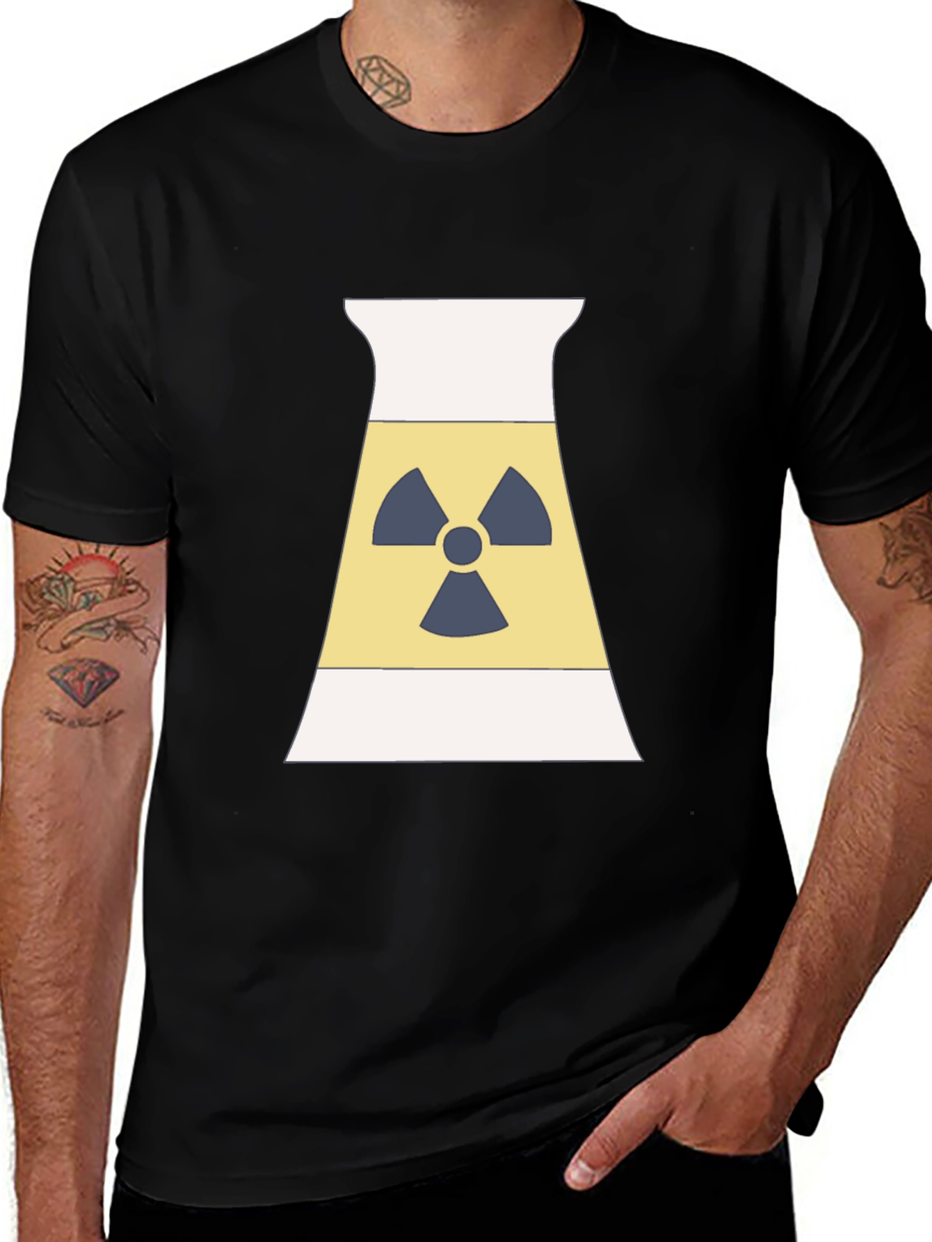Variant 8 of Radiation Symbol T-Shirt - Quirky Graphic Tee