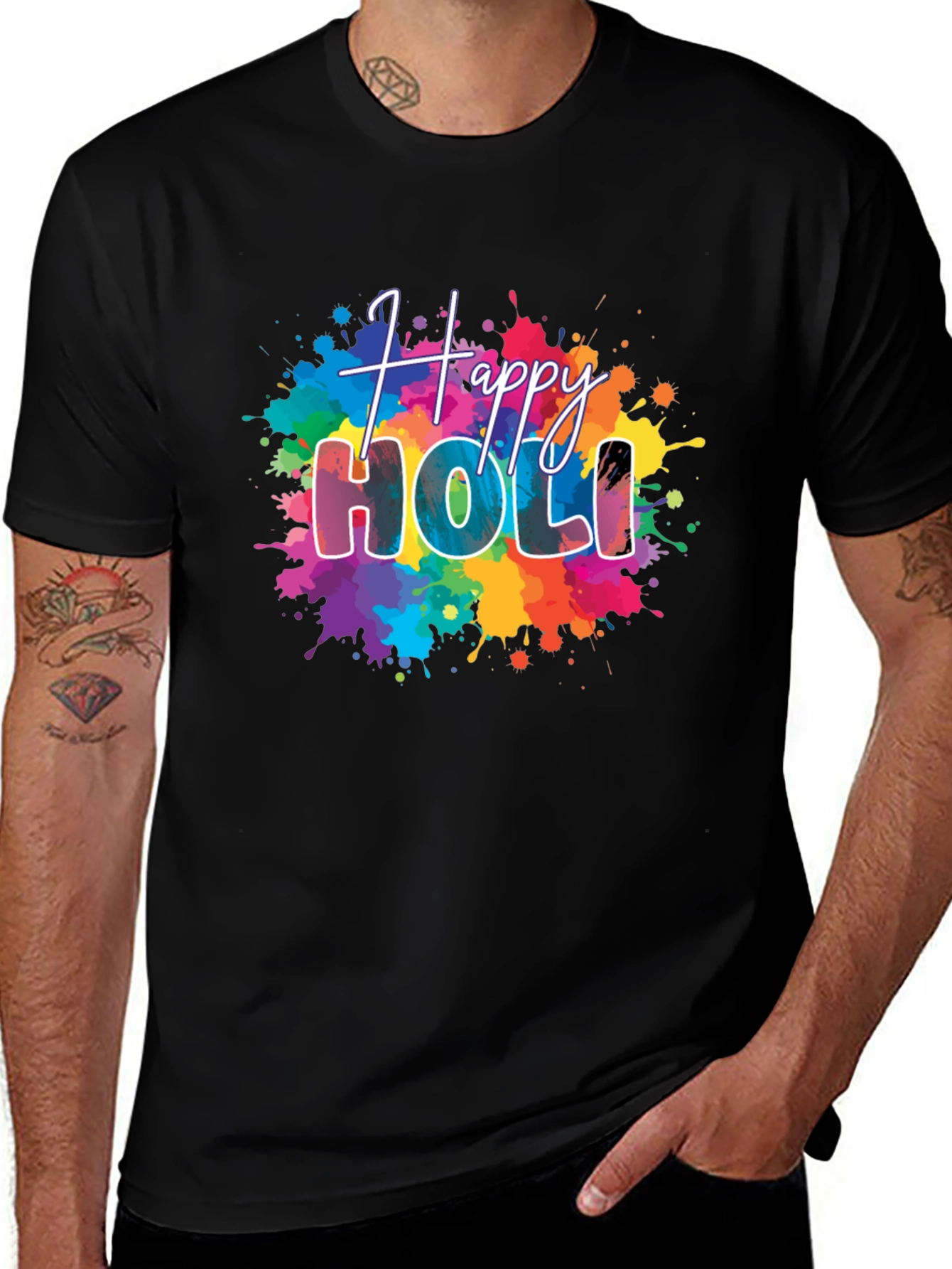 Happy Holi T-Shirt - Colorful Holi Festival Shirt