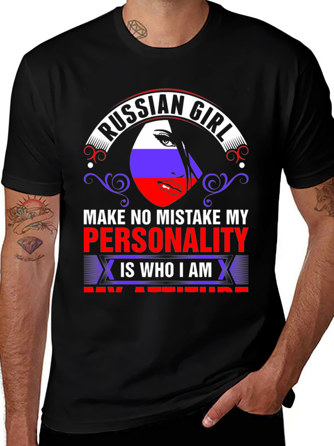 Russian Girl T-Shirt - Personality & Attitude