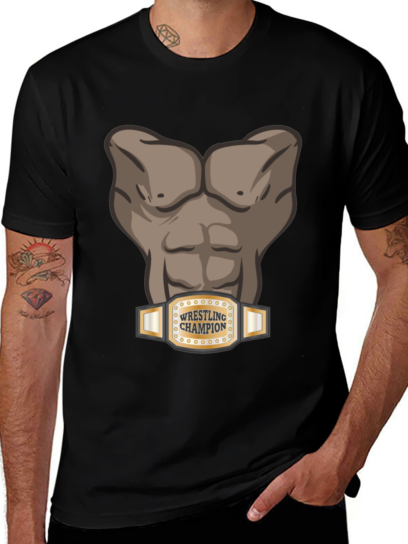 Variant 22 of Wrestling Champion Graphic T-Shirt