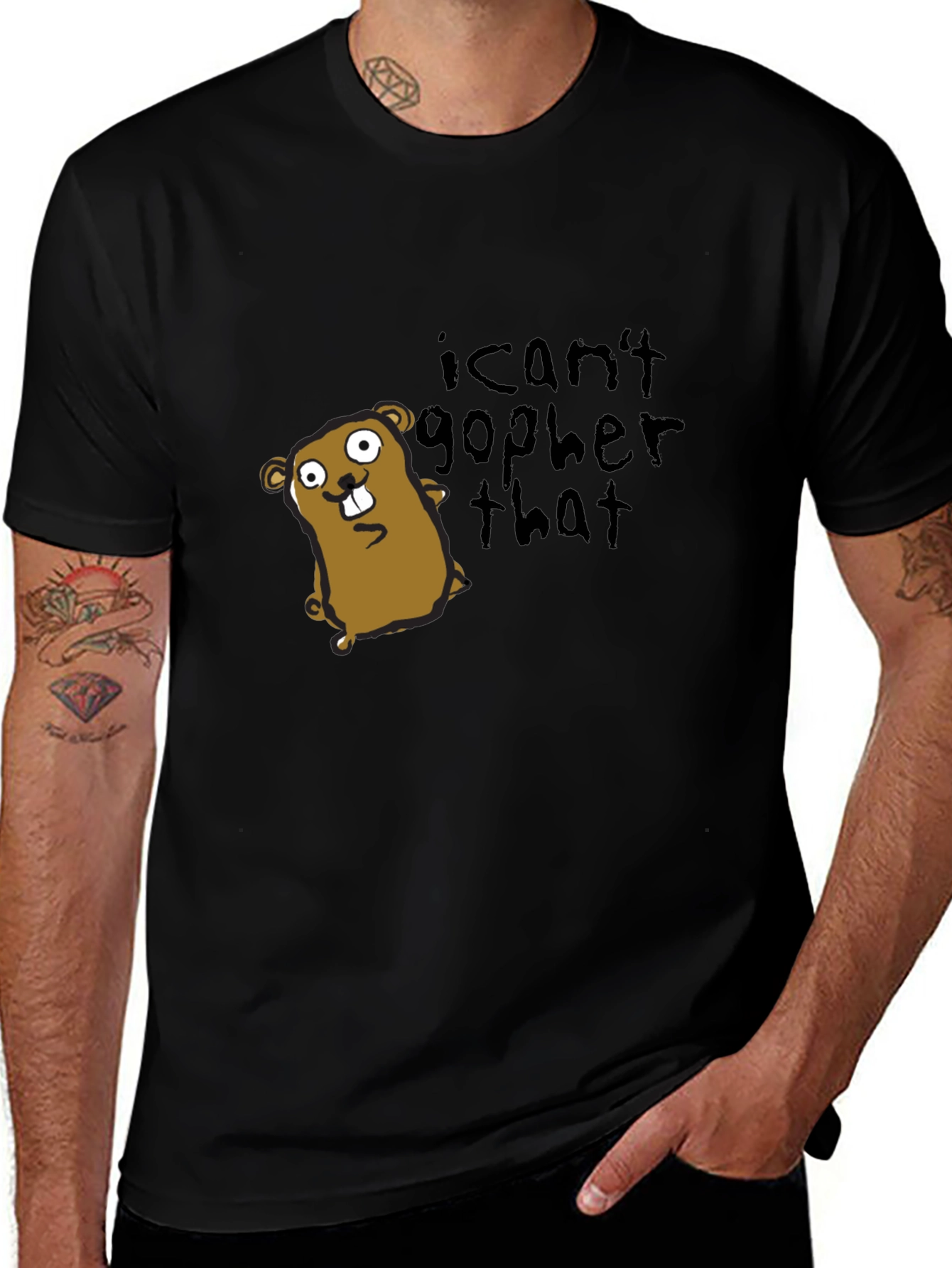 Variant 26 of I Can't Gopher That T-Shirt - Funny Graphic Tee