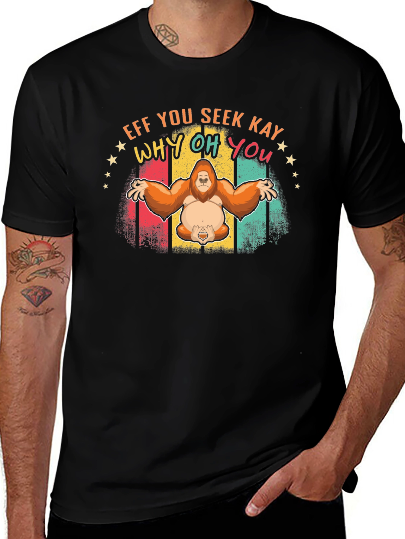 Variant 17 of EKY Why Oh You Gorilla Graphic Tee