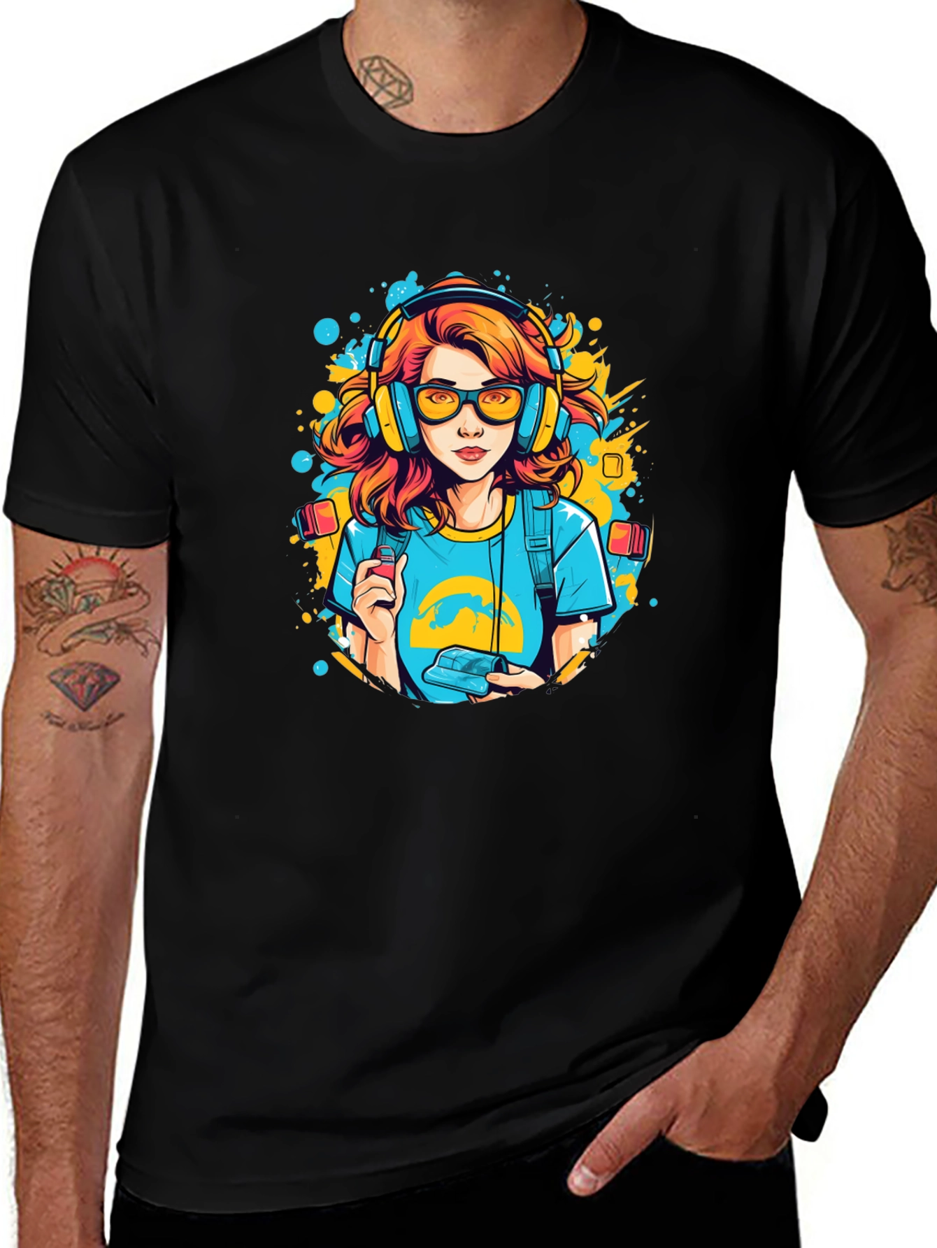 Variant 15 of Cool Gamer Girl T-Shirt: Stylish, Unique Design