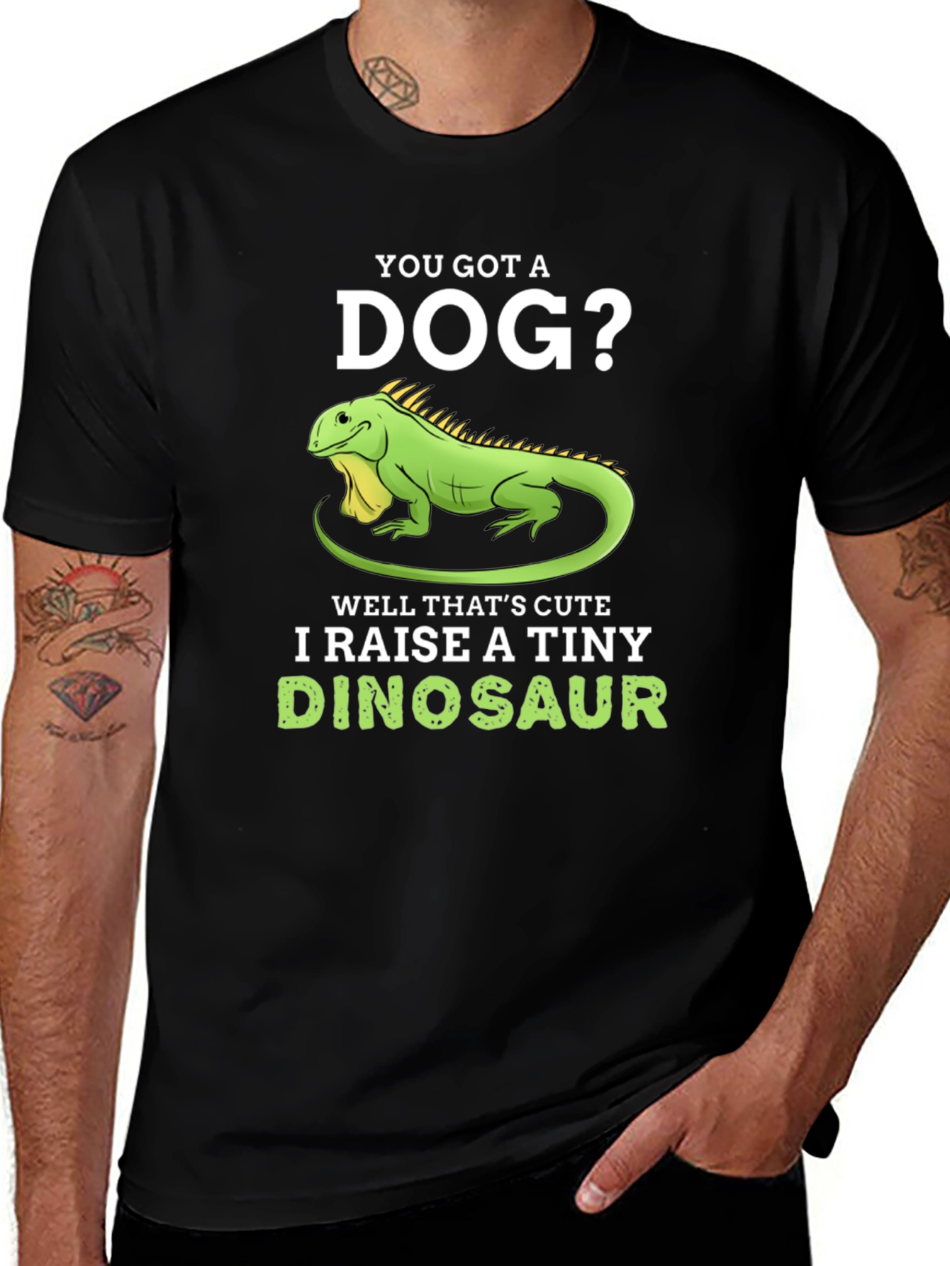 Variant 20 of I Raise A Tiny Dinosaur T-Shirt, Reptile Lover Tee