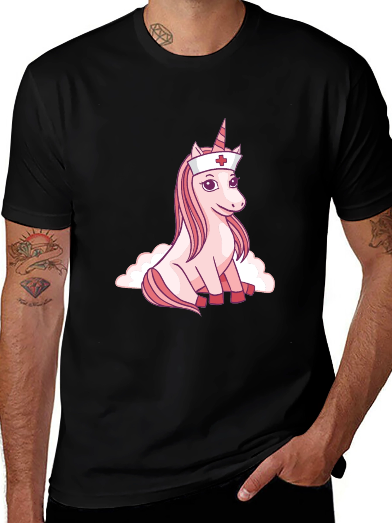 Variant 10 of Nurse Unicorn T-Shirt - Novelty Graphic Tee
