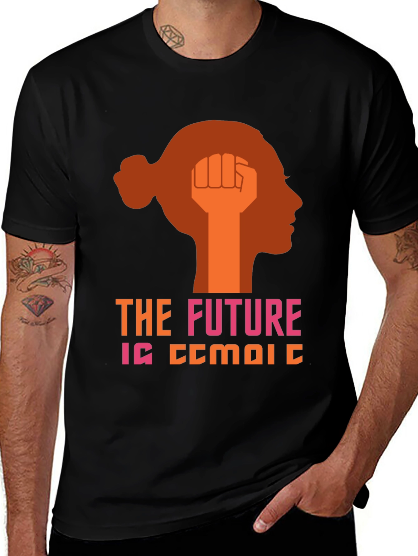 Variant 24 of Feminist Future T-Shirt - Empowering Graphic Tee