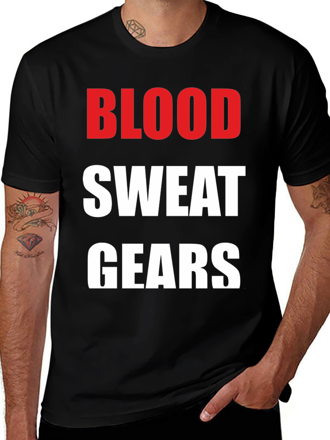 Variant 10 of Blood Sweat Gears Graphic T-Shirt