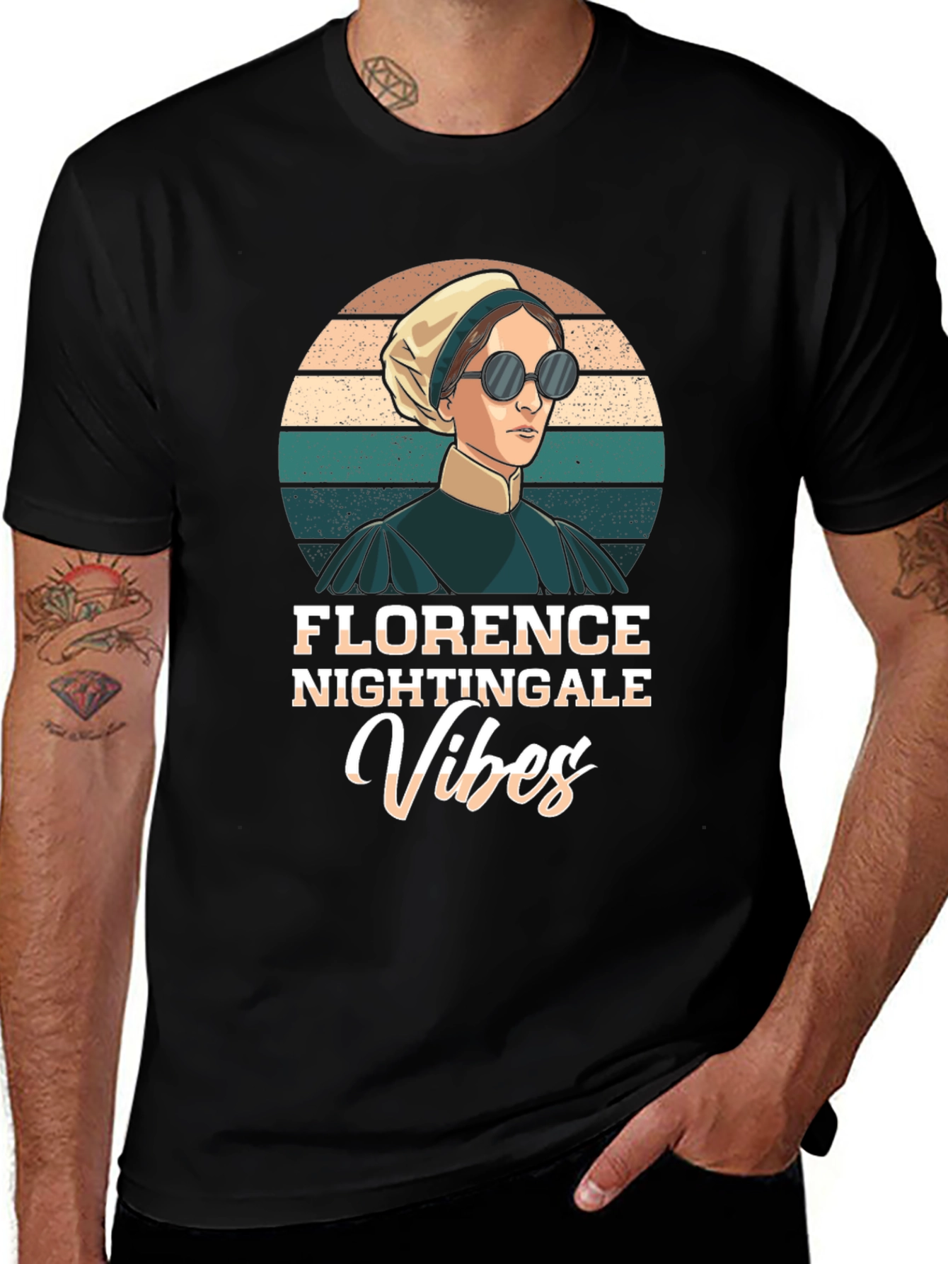 Variant 20 of Florence Nightingale Vibes Retro Graphic T-Shirt