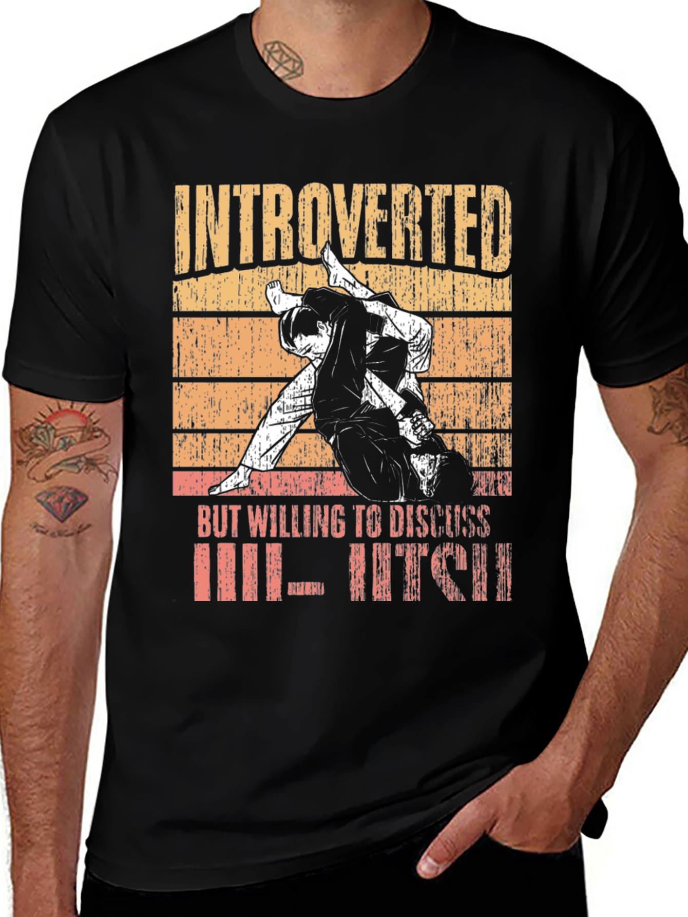Introverted Jiu-Jitsu Graphic Tee