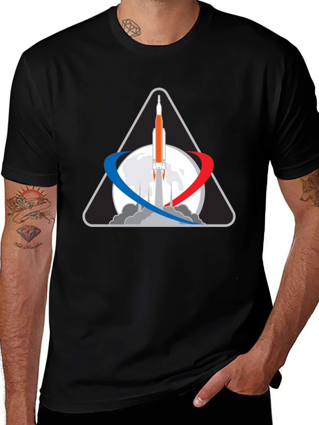 Variant 6 of Artemis Mission Graphic T-Shirt