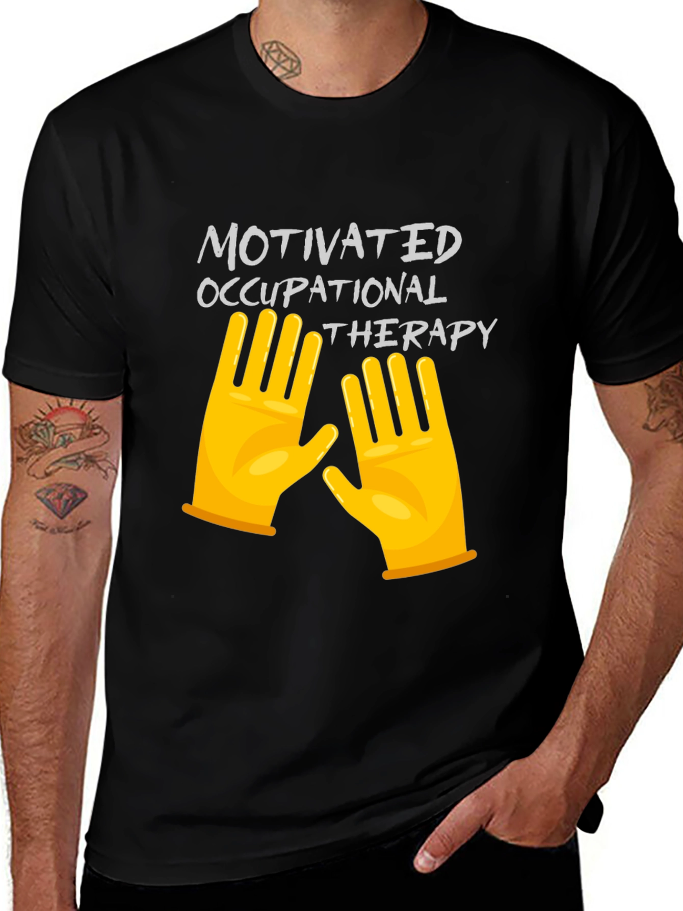 Variant 2 of Occupational Therapy T-Shirt - Motivated Therapist Tee
