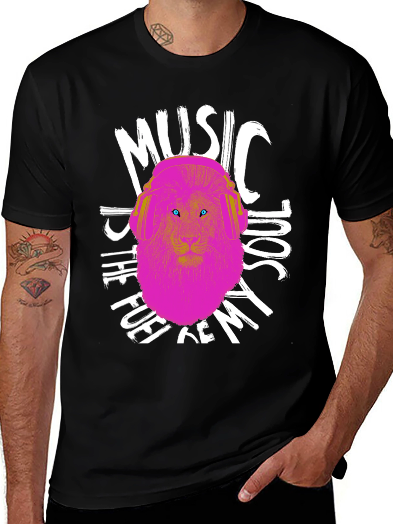 Variant 4 of Music is My Soul T-Shirt