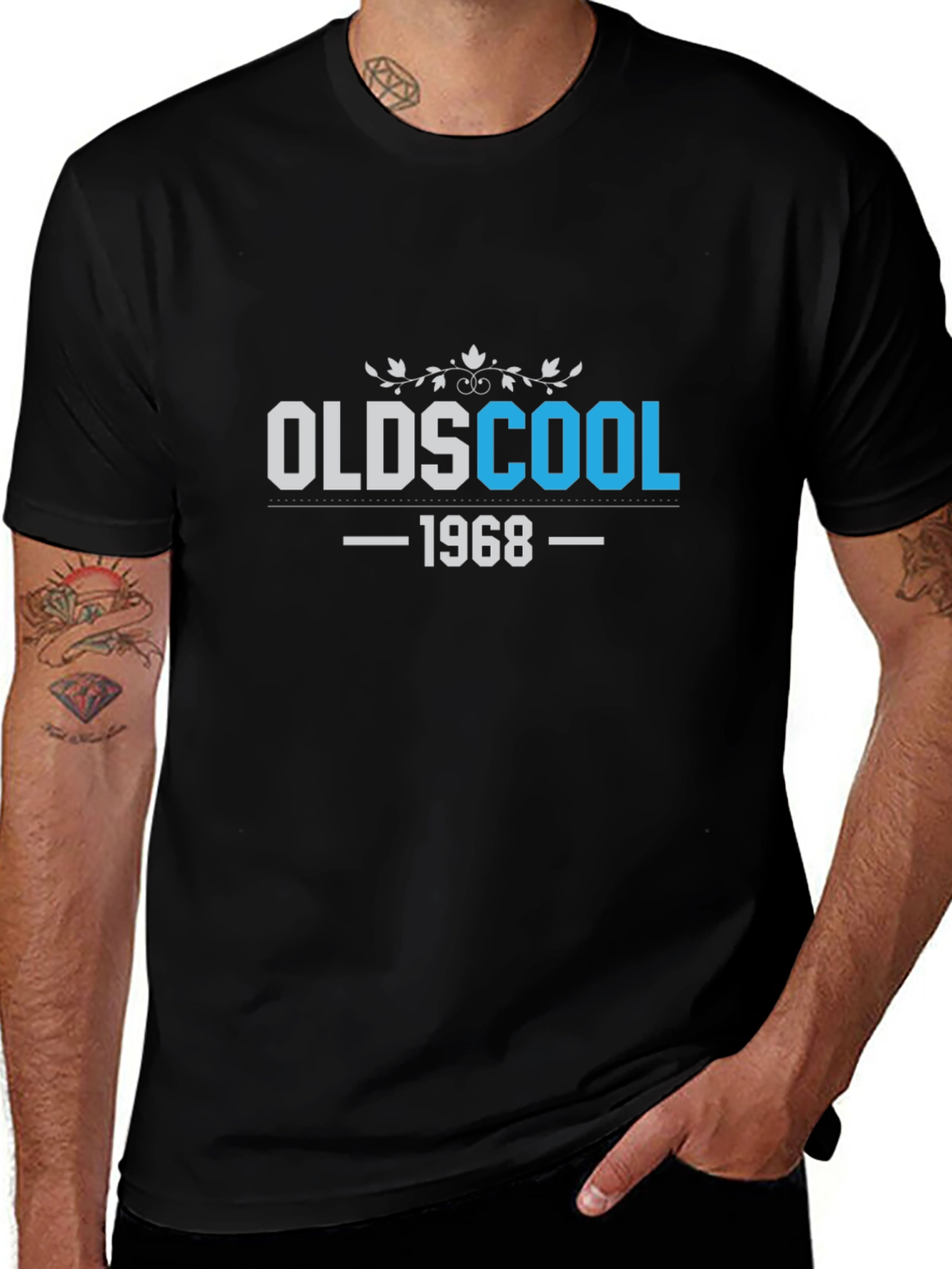 Variant 21 of Old School 1968 Graphic Tee - Classic Cool
