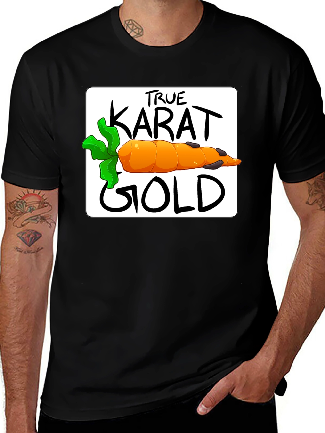 Variant 19 of True Karat Gold Carrot Graphic Tee