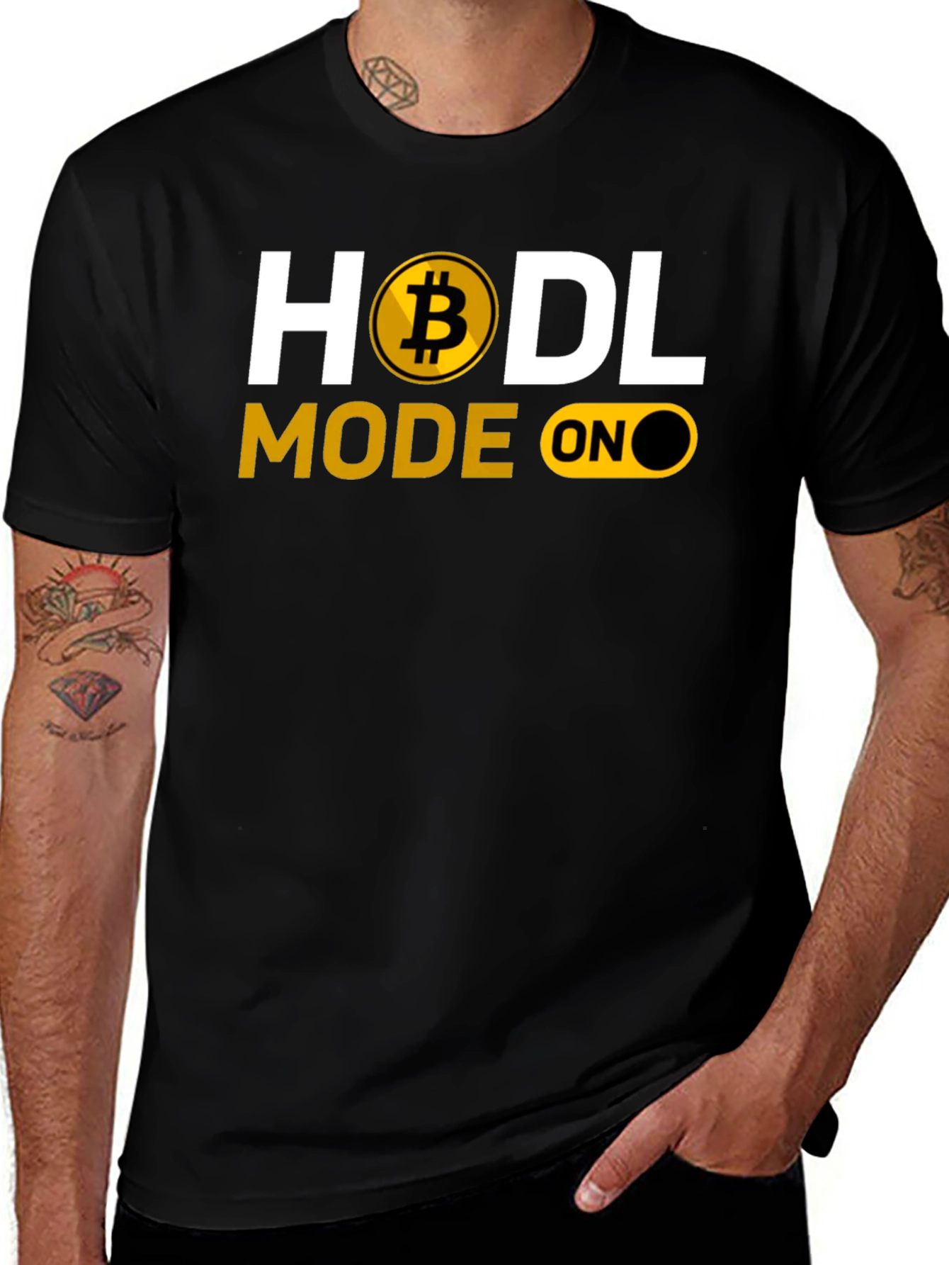 HODL Mode On Bitcoin Graphic Tee