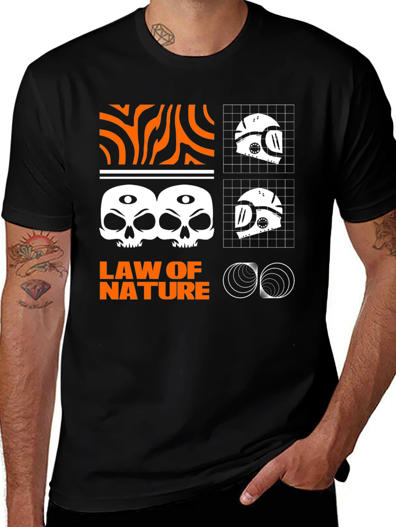 Variant 20 of Law of Nature Graphic T-Shirt