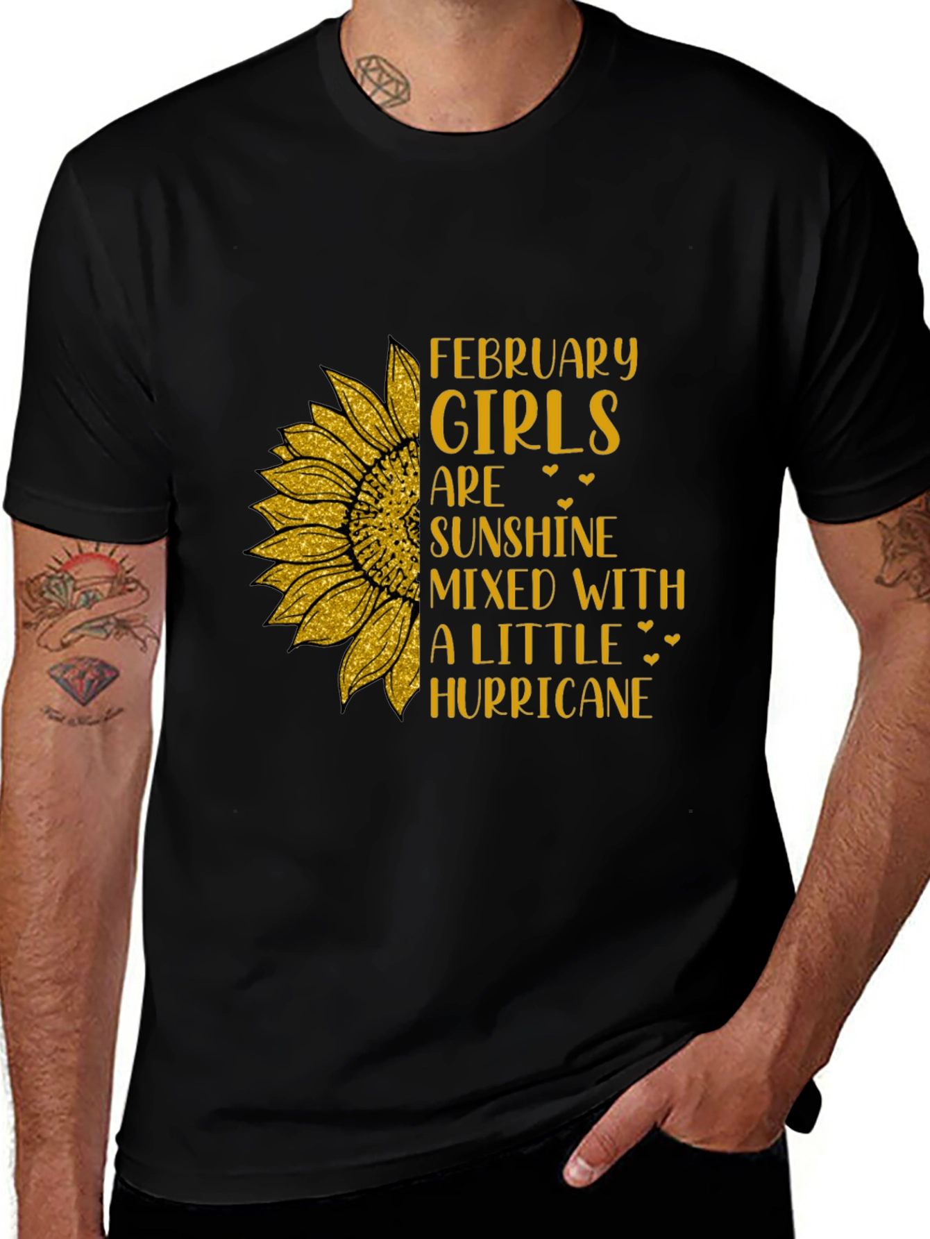 Variant 24 of February Girls Sunflower Graphic Tee