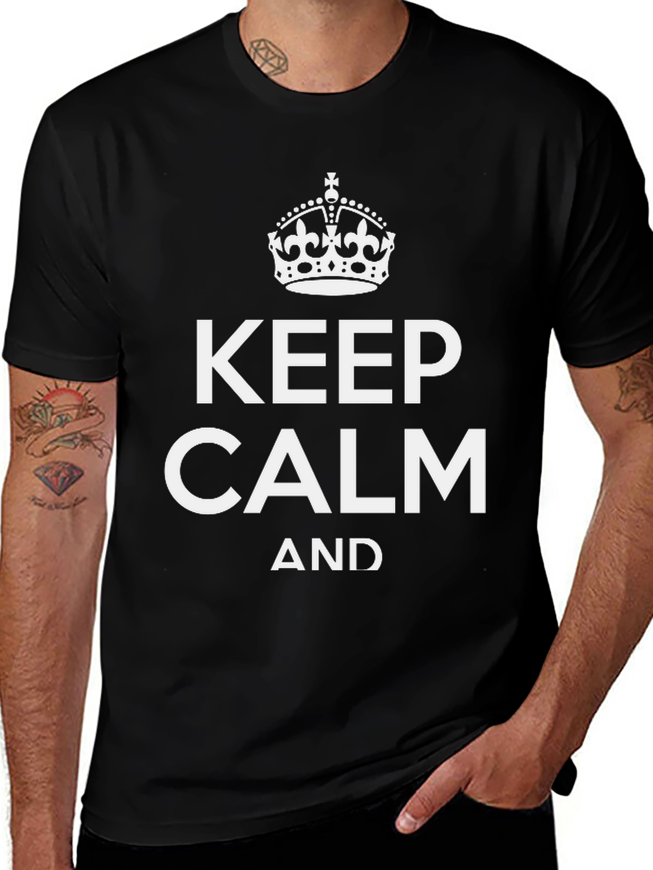 Variant 9 of Keep Calm Graphic Tee - Classic Design