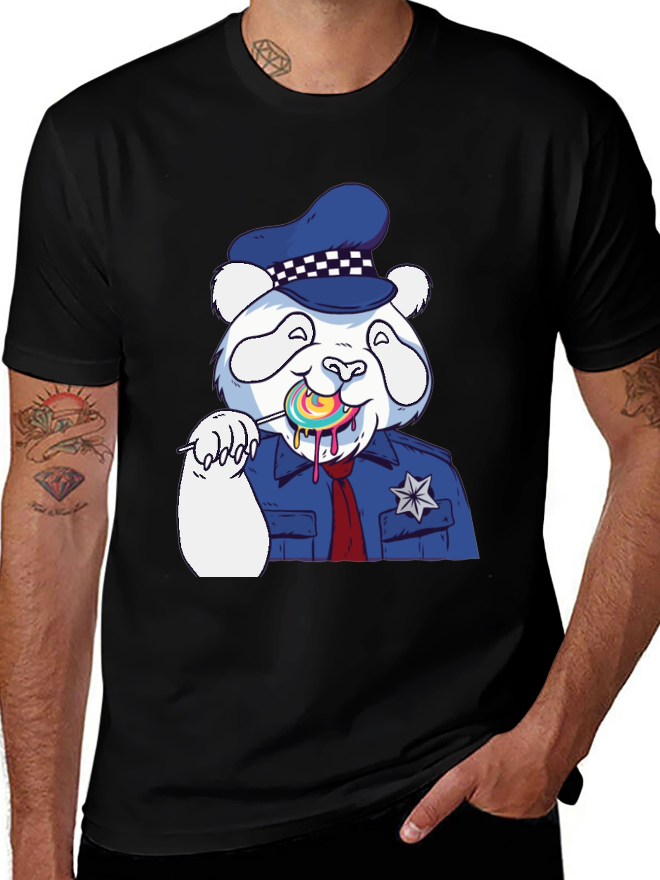 Variant 30 of Police Panda T-Shirt
