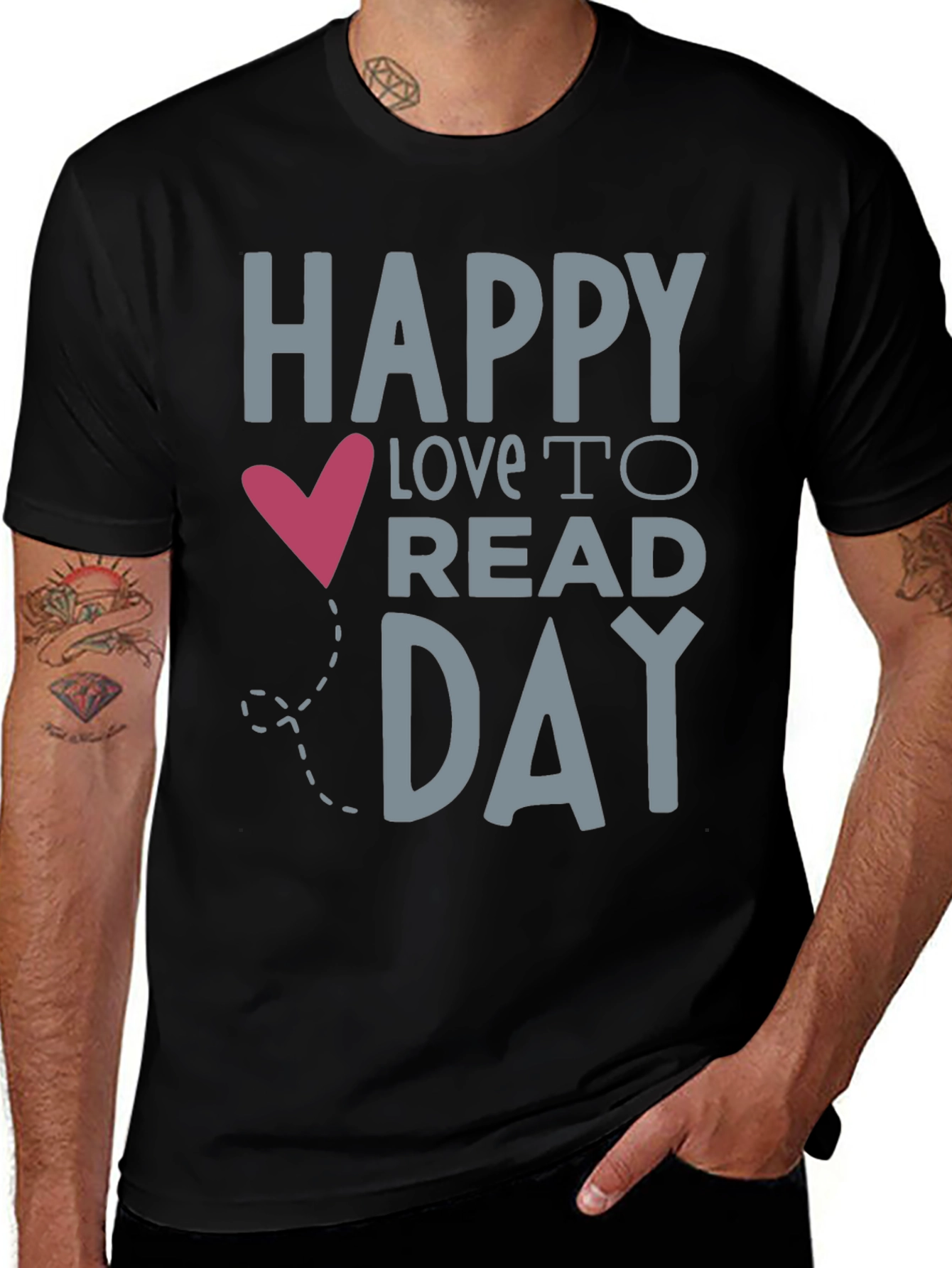 Variant 7 of Happy Love to Read Day T-Shirt