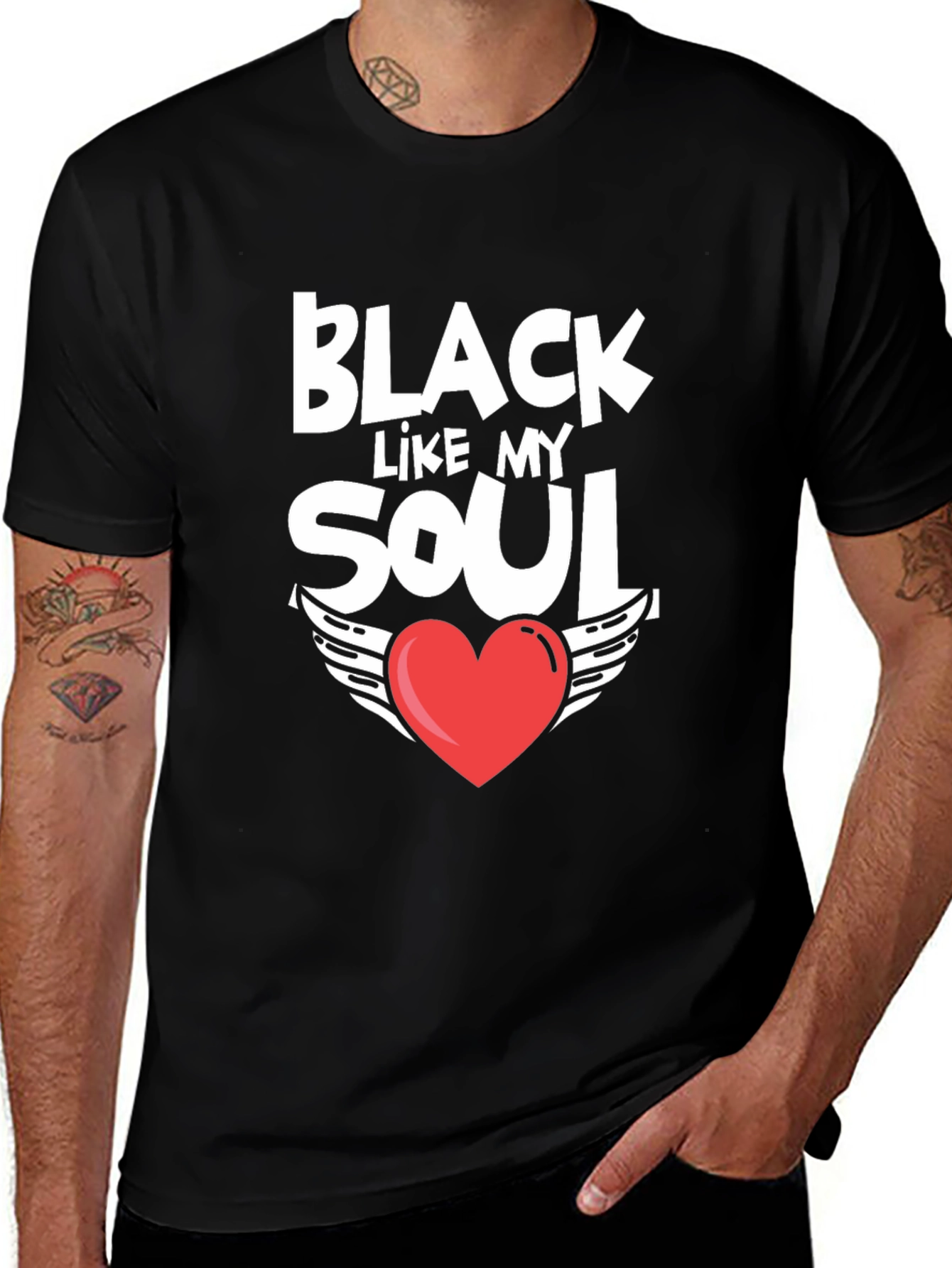 Variant 13 of Black Like My Soul Graphic Tee - Unisex