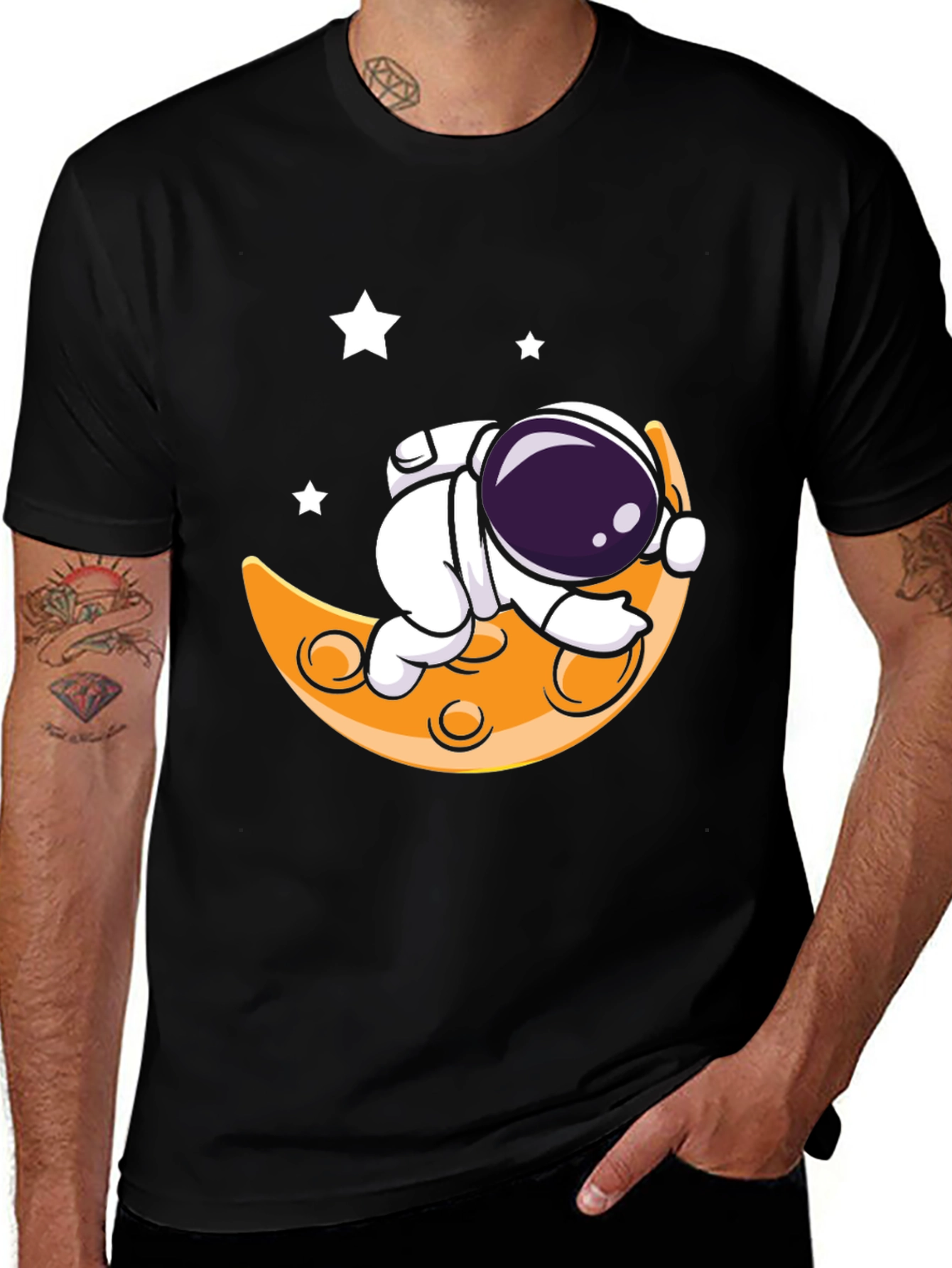 Variant 9 of Astronaut Moon T-Shirt - Space Dreams