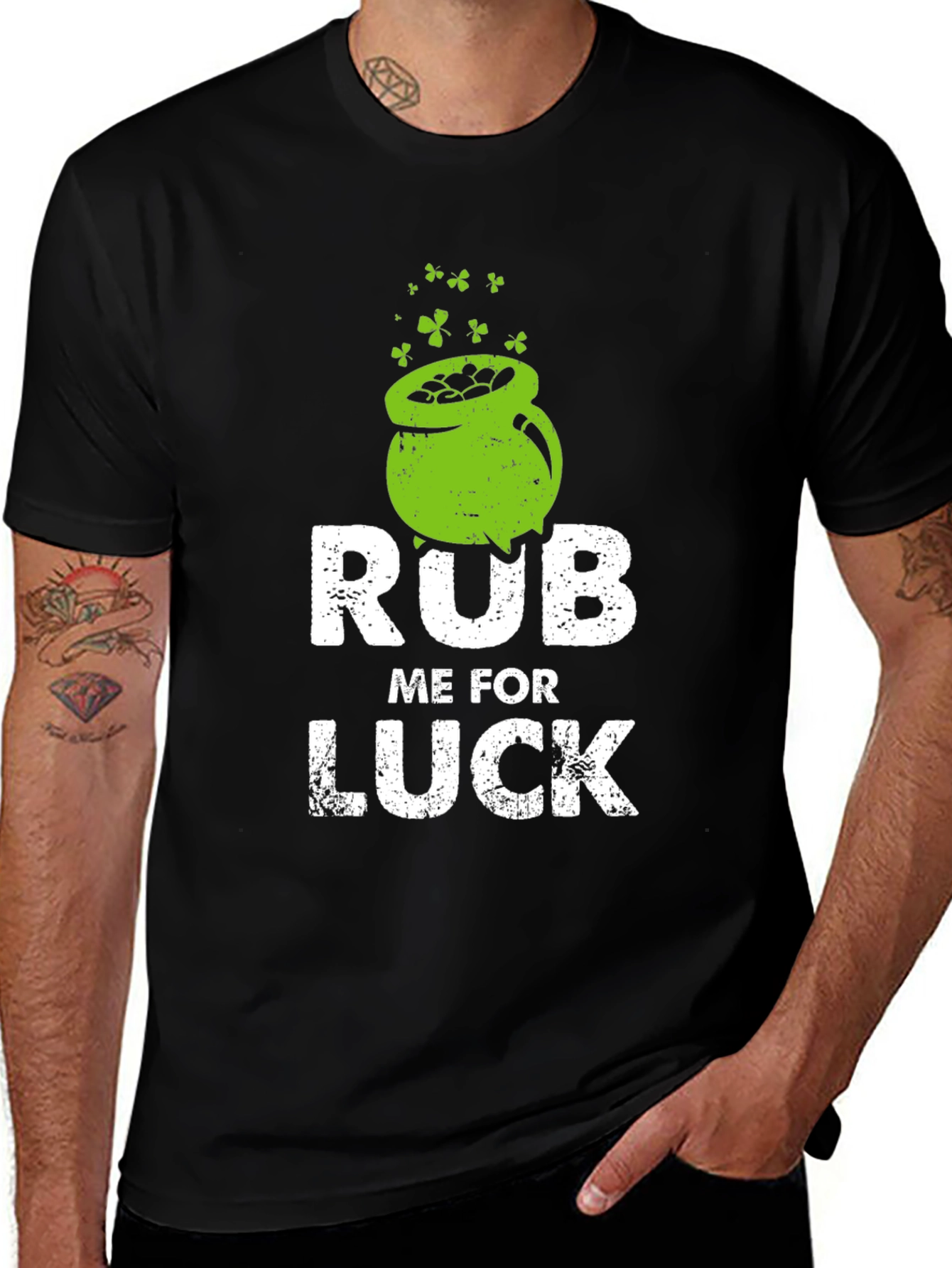 Rub Me For Luck T-Shirt - St. Patrick's Day