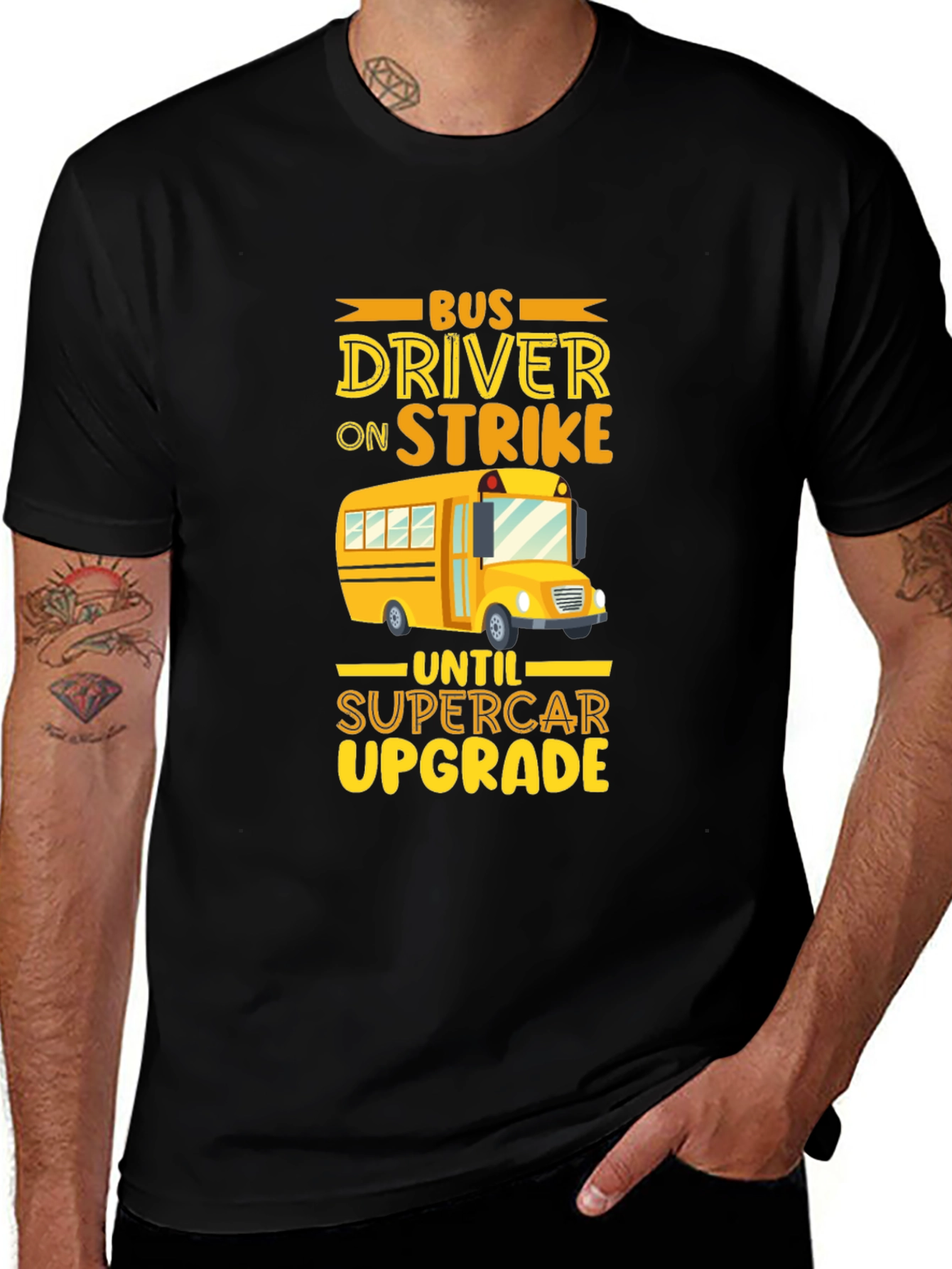 Variant 7 of Bus Driver on Strike T-Shirt
