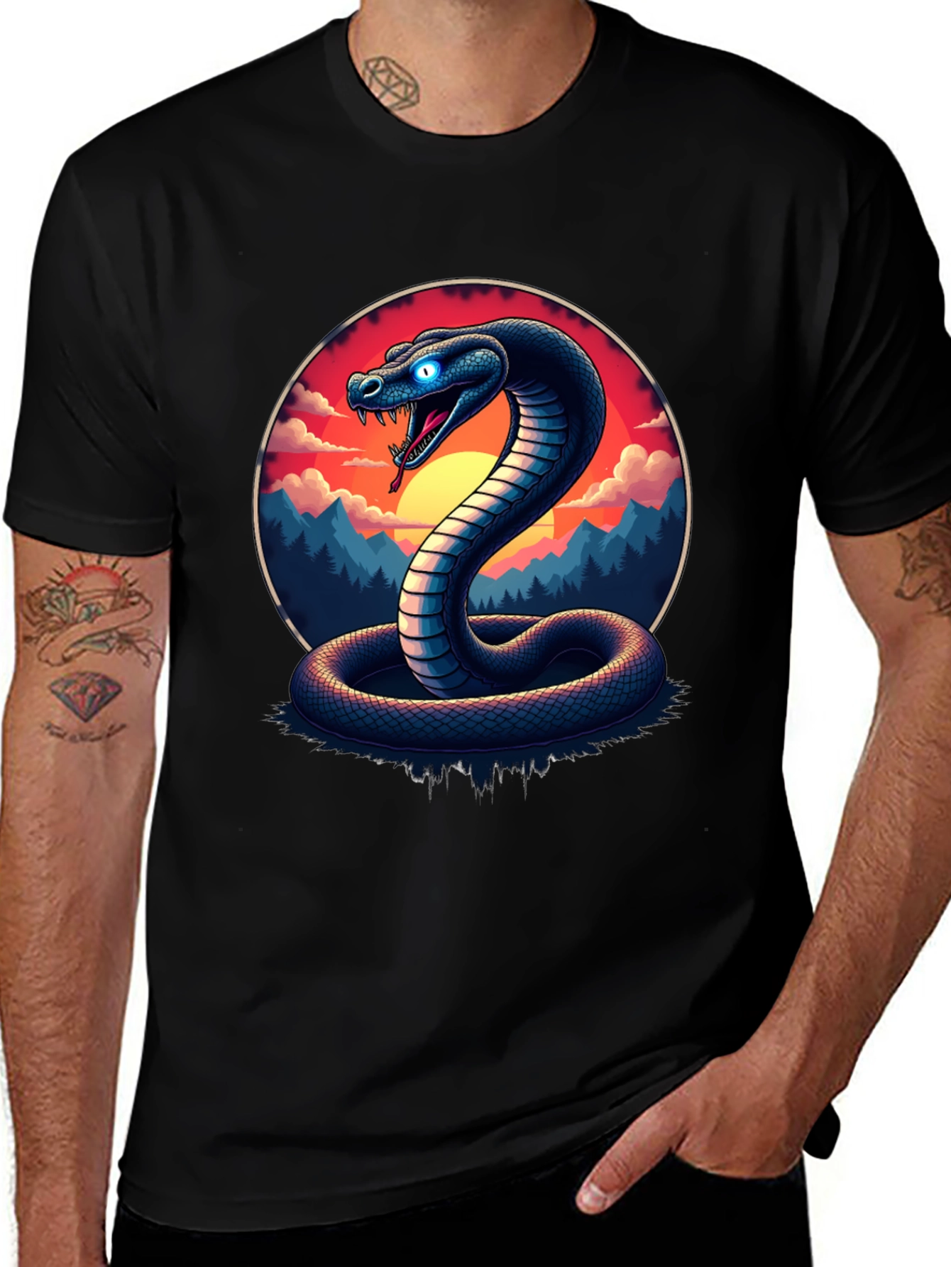 Variant 2 of Cobra T-Shirt - Snake Graphic Tee