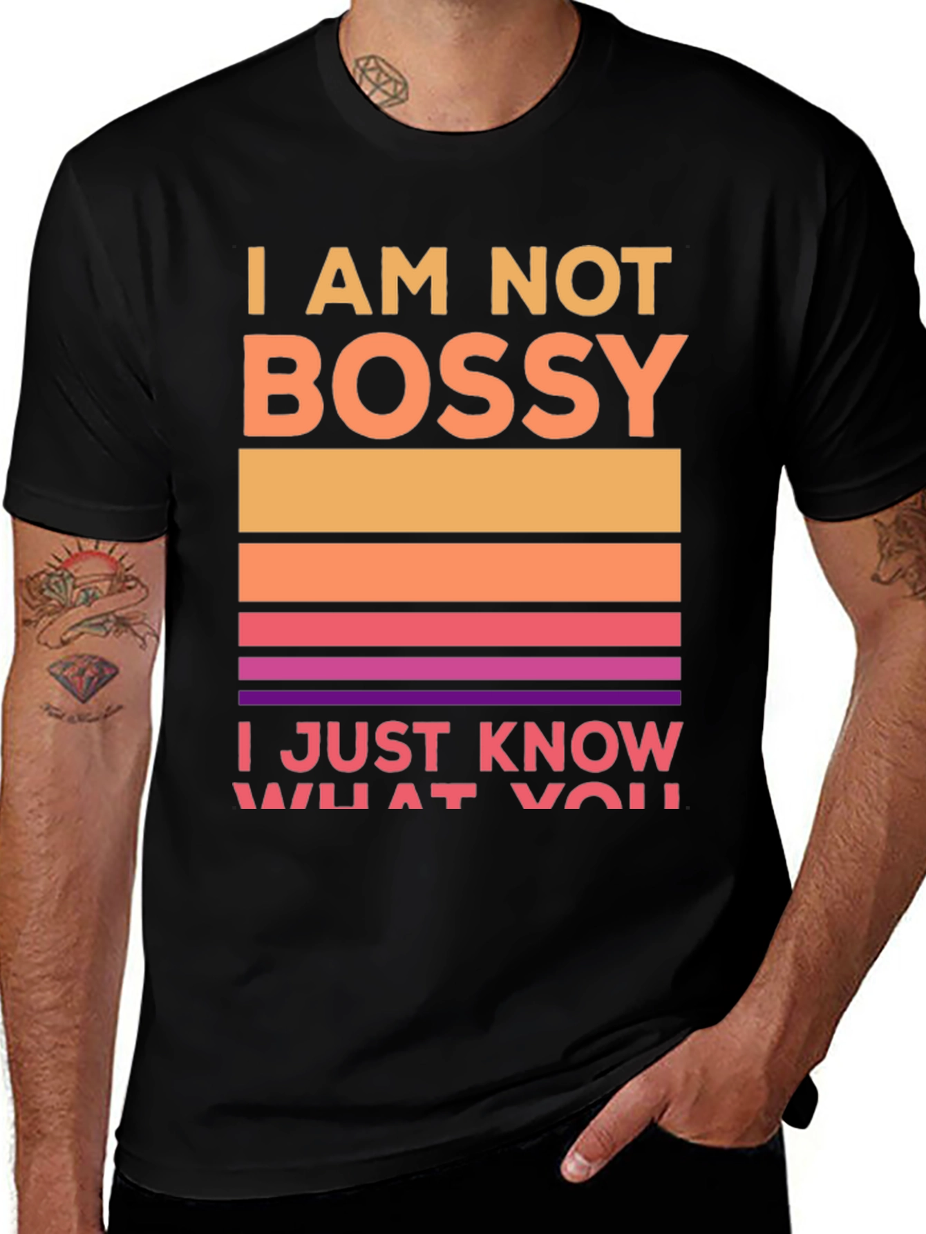 Variant 20 of I Am Not Bossy Graphic Tee